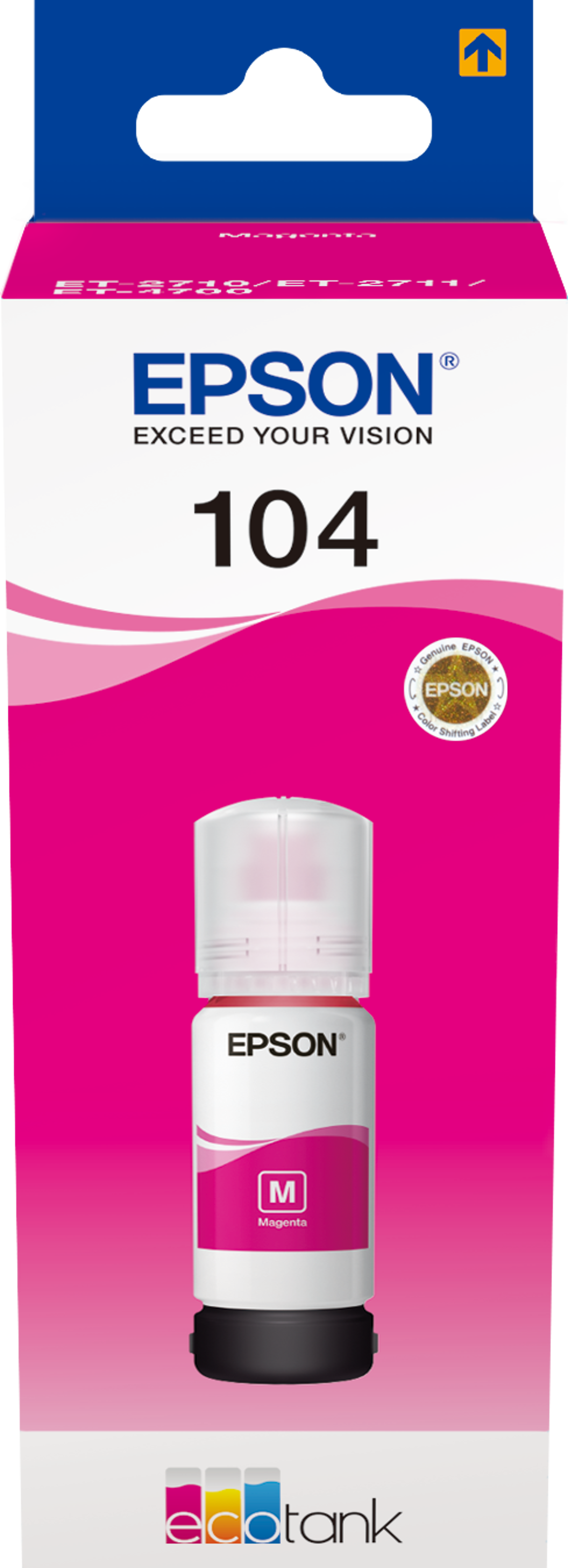 Epson 104 EcoTank Magenta ink bottle