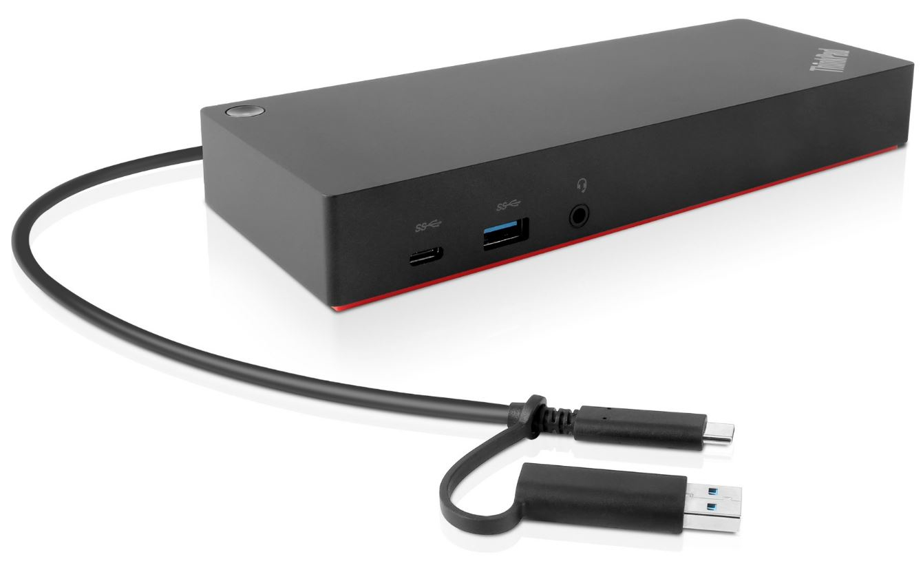 Lenovo ThinkPad Hybrid USB A/C Dock – 2×HDMI, 2×DP, 1GbE