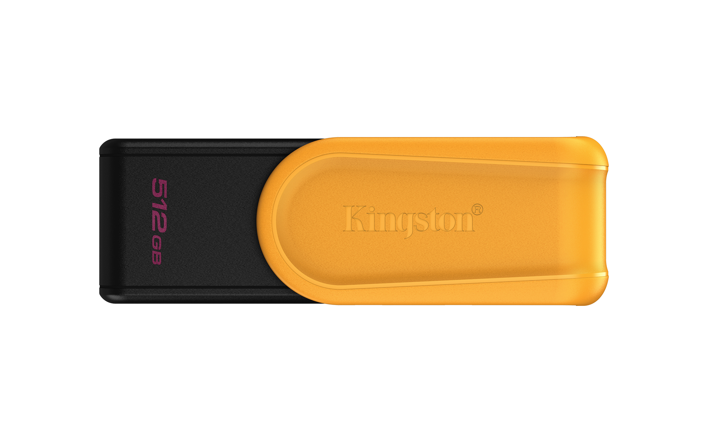 Kingston DataTraveler Exodia S 512 GB – USB-A, svart/gul