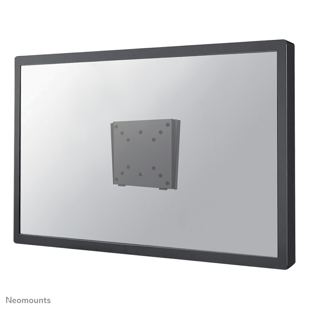 Neomounts veggfeste for skjerm 10–30" – ultraflatt, VESA 50/100, svart