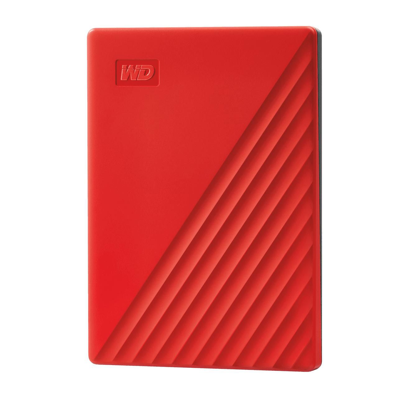 WD My Passport 2 TB – bærbar harddisk, rød