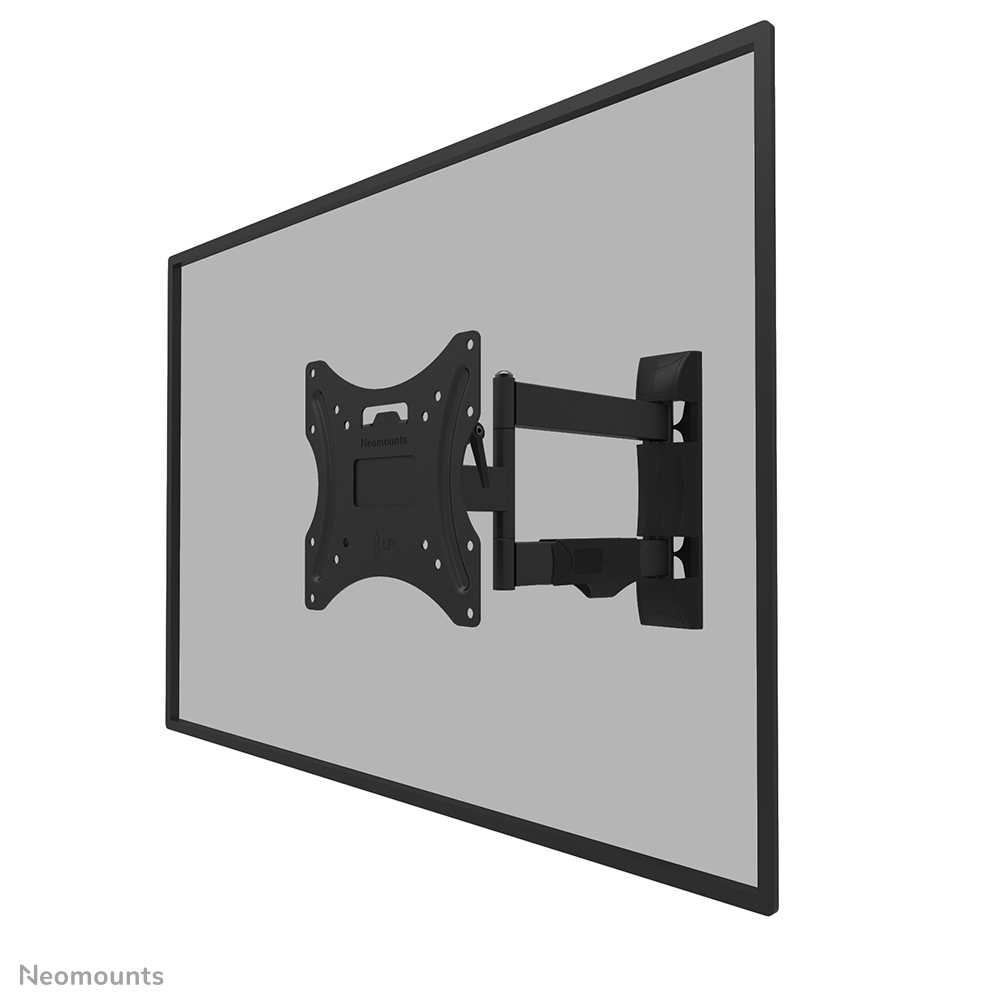 Neomounts veggarm for TV 32–55" – full bevegelse, 3 ledd, VESA 200, svart