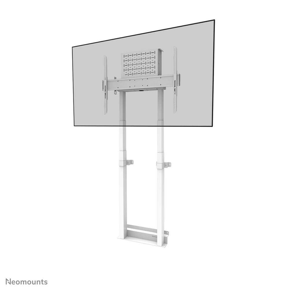 Neomounts motorisert gulv-til-vegg-stativ for TV 55–100" – hvit