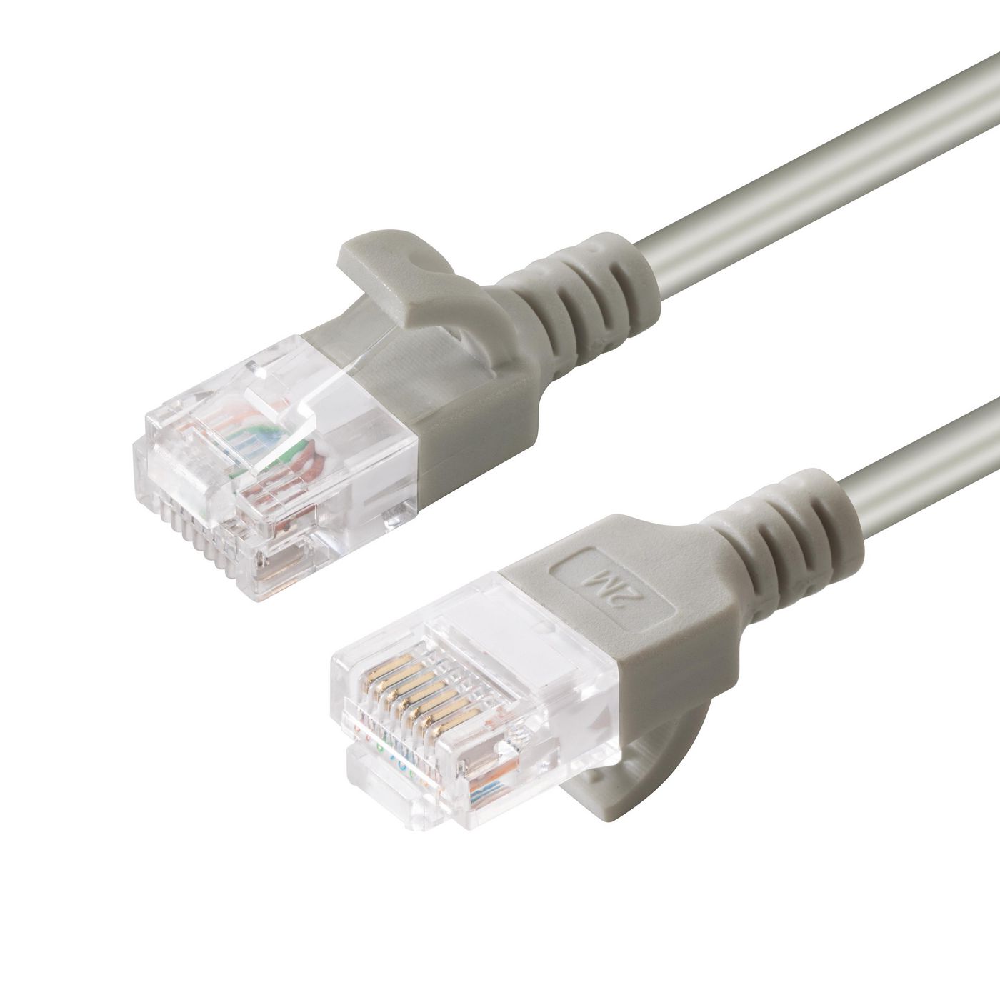 U/UTP CAT6A SLIM 2M GREY NETTVERKSKABEL 2m