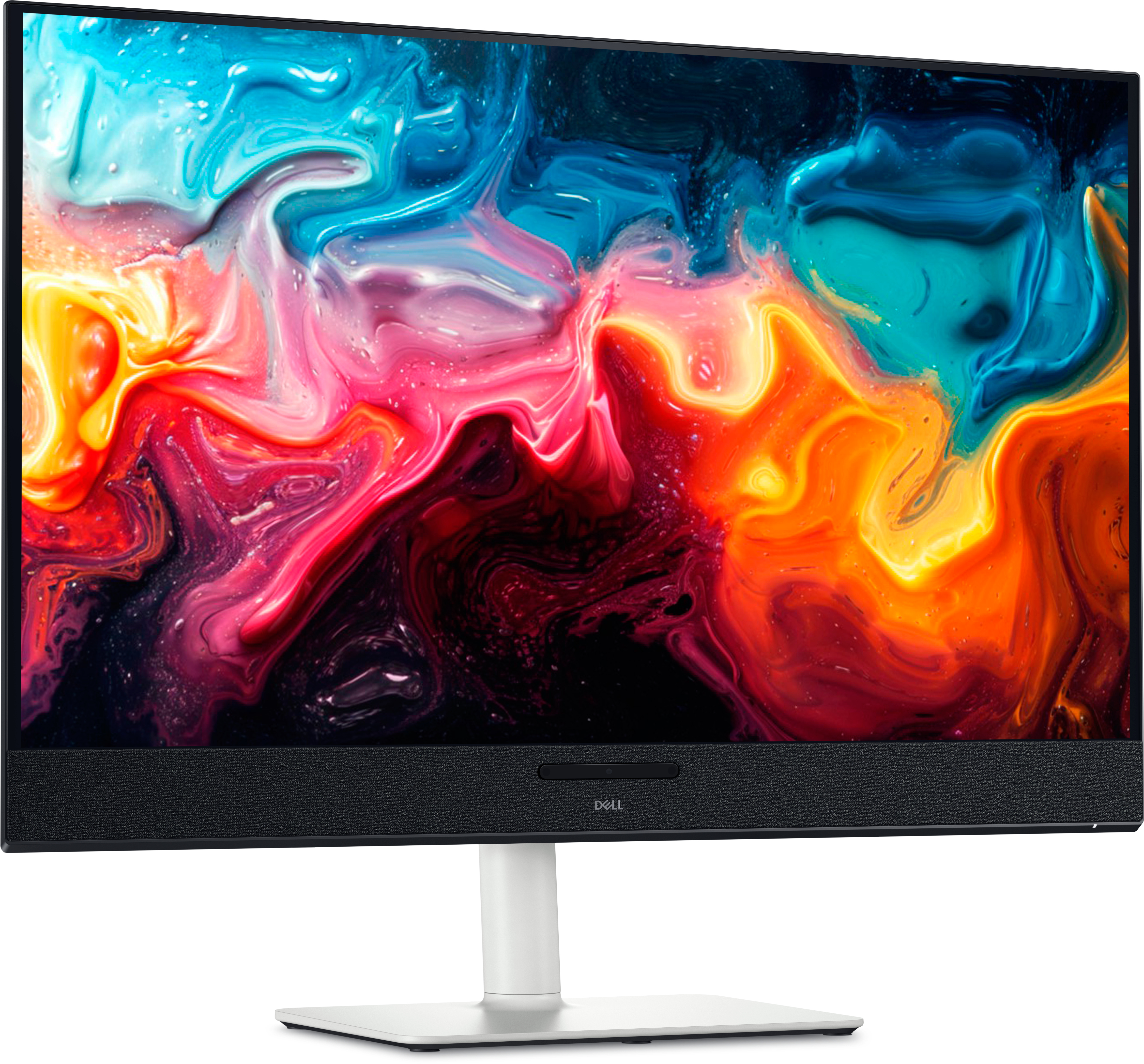 DELL Plus S3225QC PC-skjerm 80,3 cm (31.6") 3840 x 2160 piksler 4K Ultra HD QD-OLED Svart, Sølv