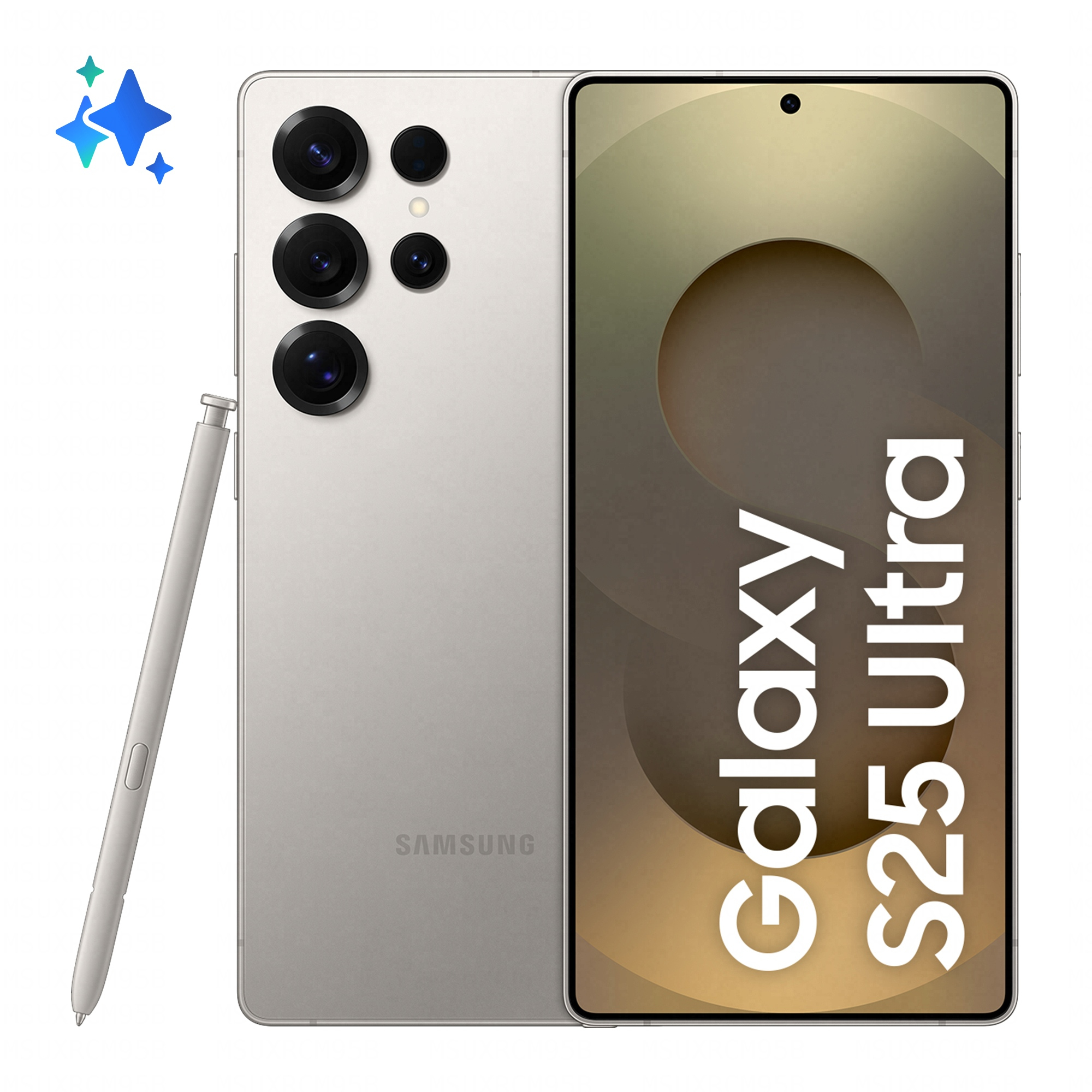 Samsung Galaxy S25 Ultra 17,5 cm (6.9") Dobbel SIM Android 15 5G USB Type-C 12 GB 256 GB 5000 mAh Grå, Titan