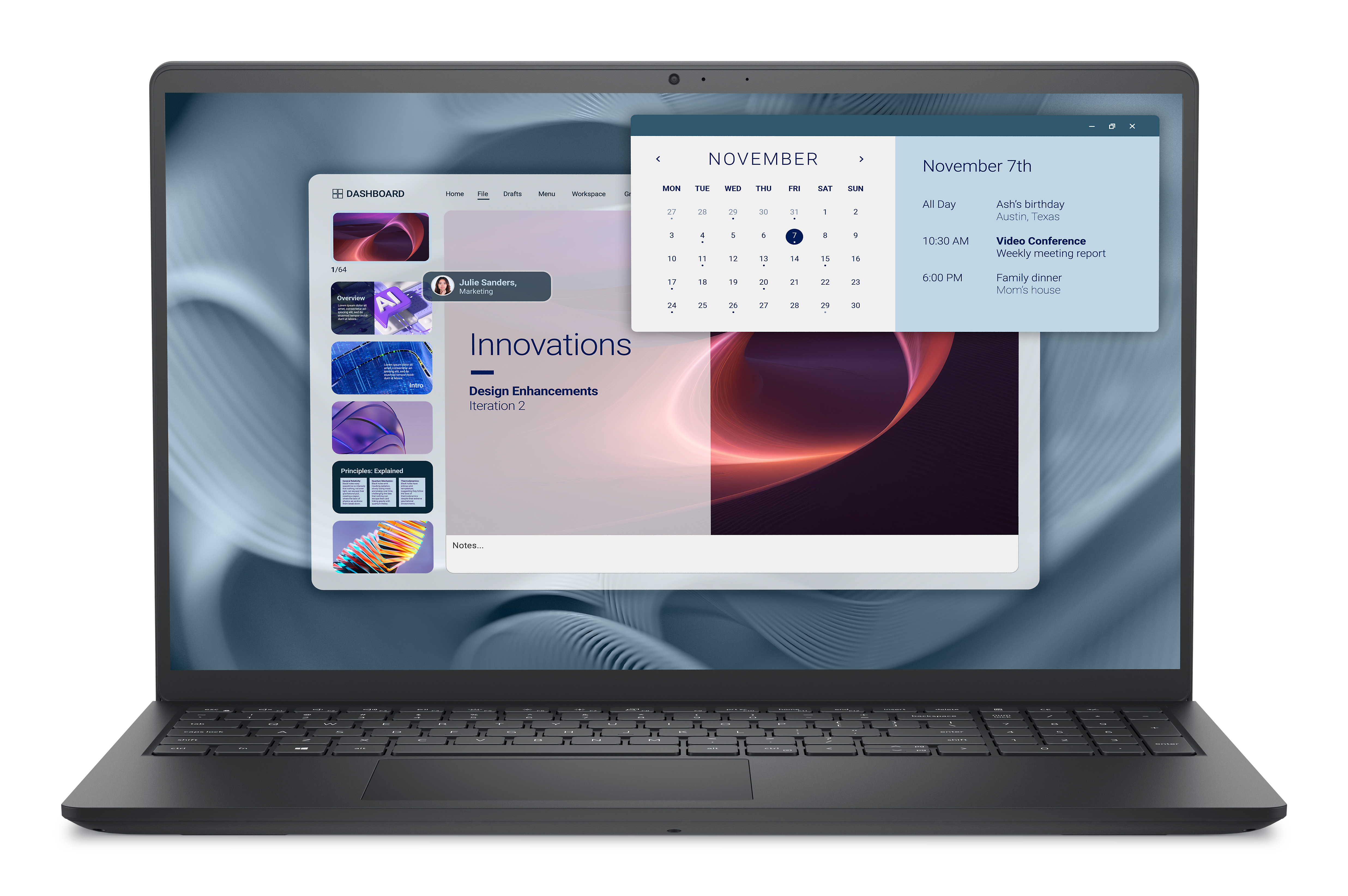 DELL Pro 15 Essential PV15250 Intel® Core™ i7 i7-1355U Laptop 39,6 cm (15.6") Full HD 16 GB DDR5-SDRAM 512 GB SSD Wi-Fi 6 (802.11ax) Windows 11 Pro Nordisk Svart