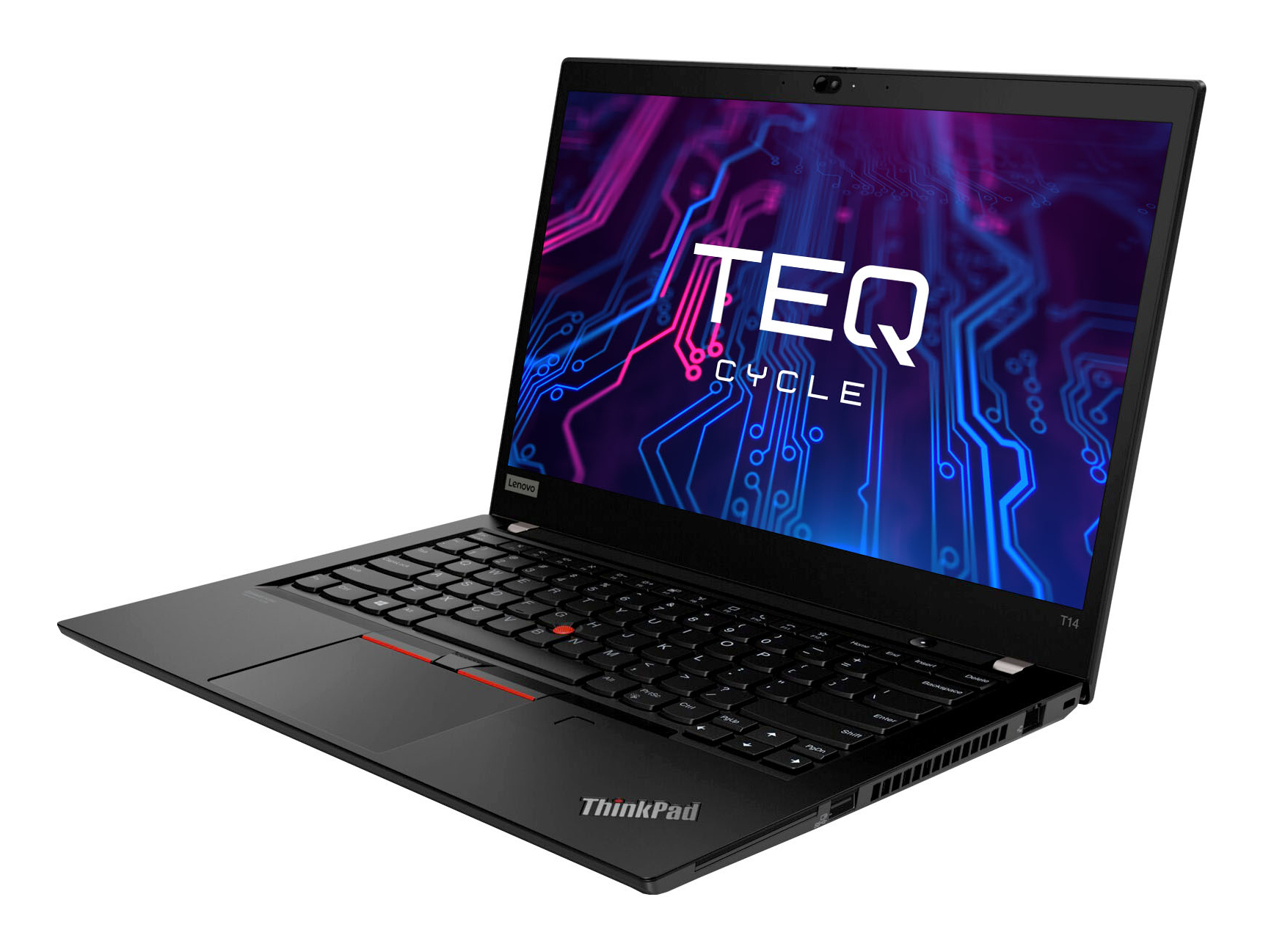 Teqcycle Lenovo Thinkpad T14 G2 Intel® Core™ i5 i5-1145G7 Laptop 35,6 cm (14") Full HD 16 GB DDR4-SDRAM 256 GB SSD Wi-Fi 6 (802.11ax) Windows 11 Pro Nordisk Svart