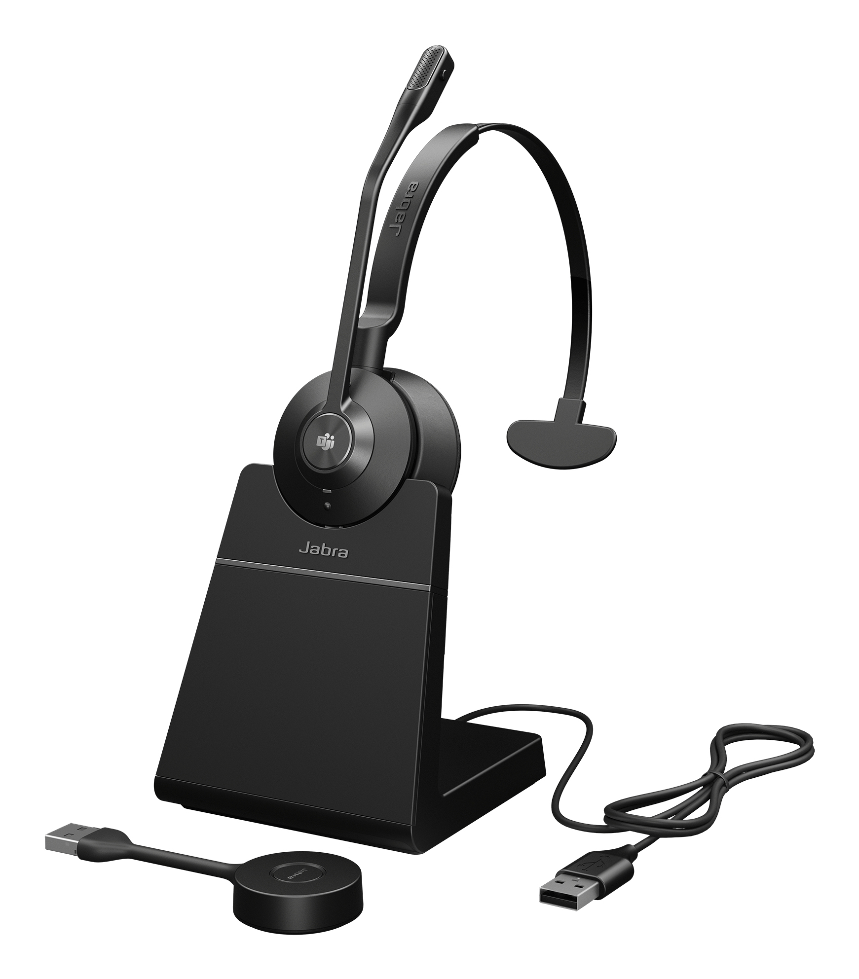 Jabra Engage 55 SE Hodesett Trådløs Hodebånd Kontor/kundesenter Svart