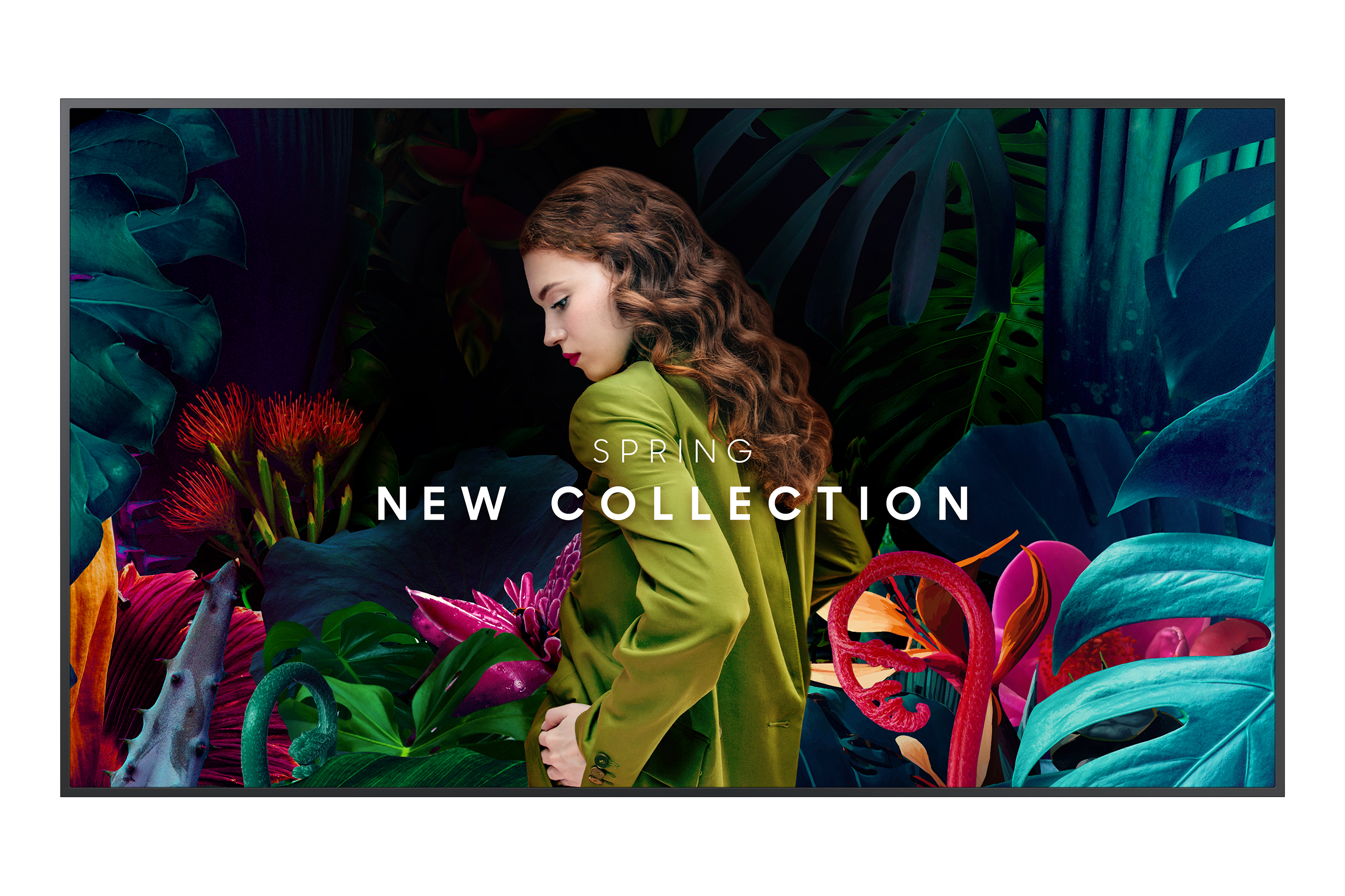 Samsung QB75C-N Digital skiltingstavle (flatskjerm) 190,5 cm (75") LED 350 cd/m² 4K Ultra HD Svart Innebygd prosessor Tizen 7.0 16/7