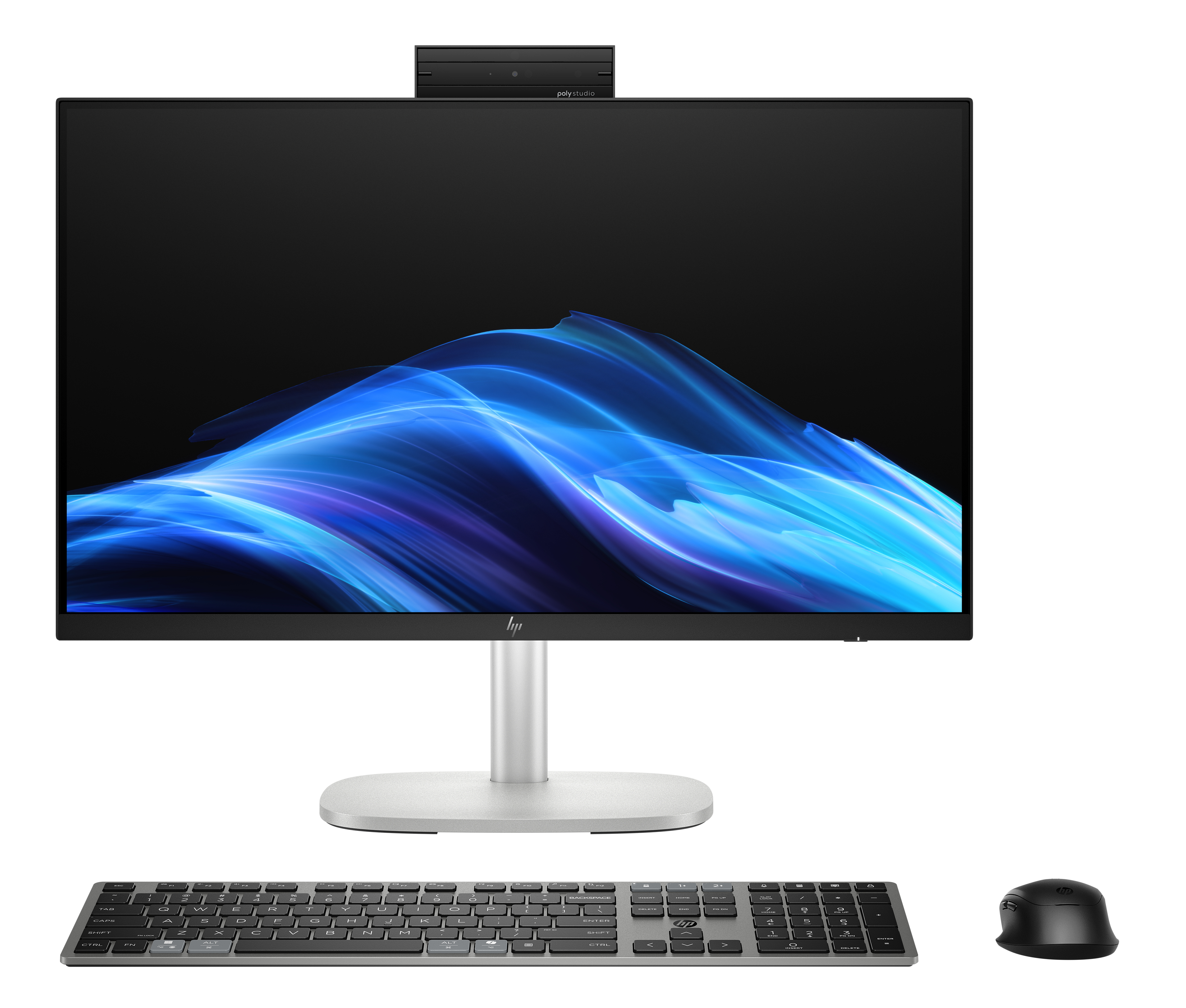 HP EliteStudio 8 All-in-One G1i Desktop AI PC Intel Core Ultra 5 235 60,5 cm (23.8") 1920 x 1080 piksler Alt-i-ett PC 24 GB DDR5-SDRAM 512 GB SSD Windows 11 Pro Wi-Fi 7 (802.11be) Sølv