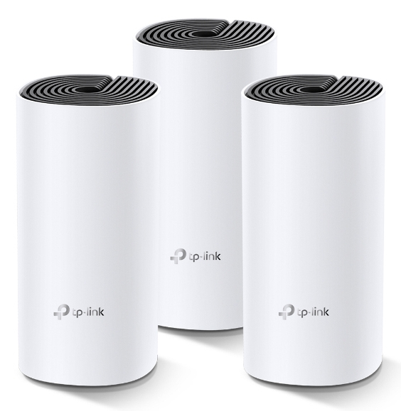 TP-Link Deco M4(3-pack) Dobbelbånd (2.4 GHz / 5 GHz) Wi-Fi 5 (802.11ac) Hvit 2 Innvendig lys