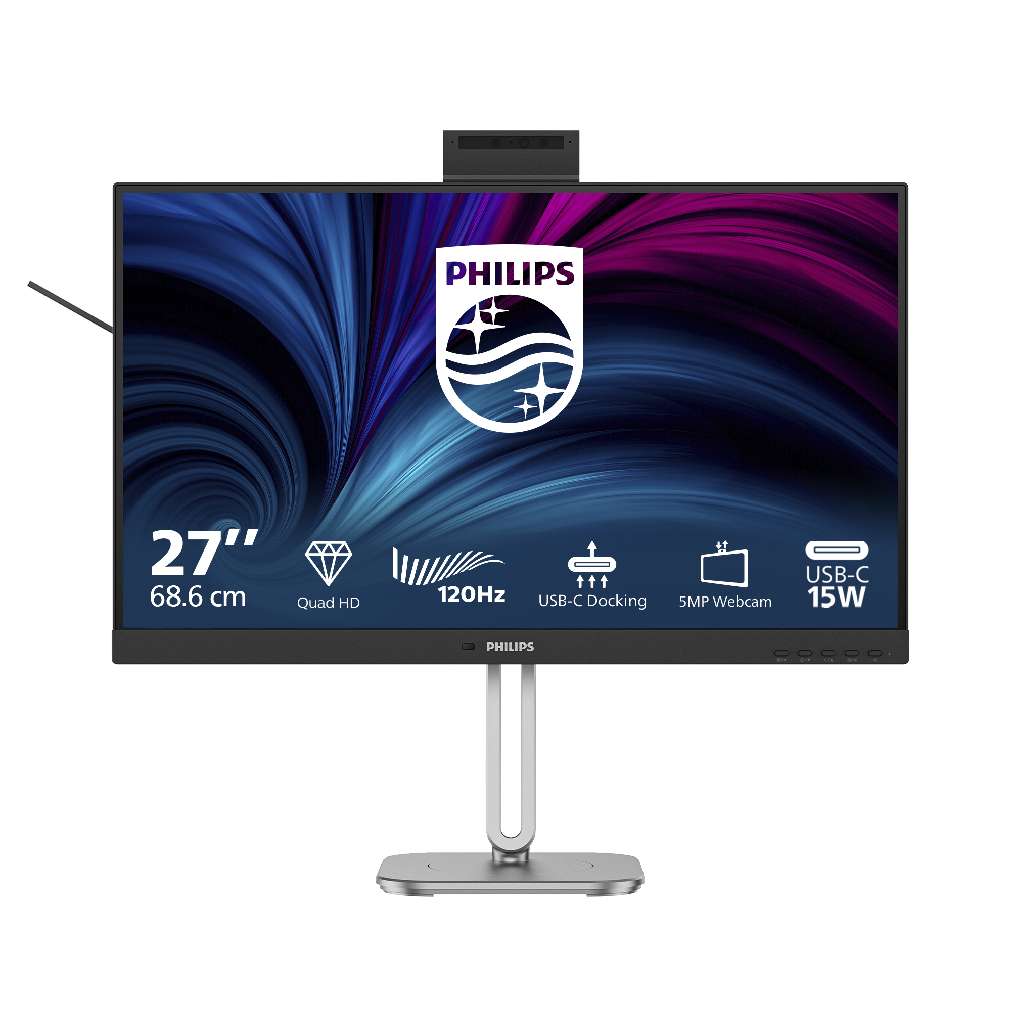 Philips 27B2U4601H/00 PC-skjerm 68,6 cm (27") 2560 x 1440 piksler