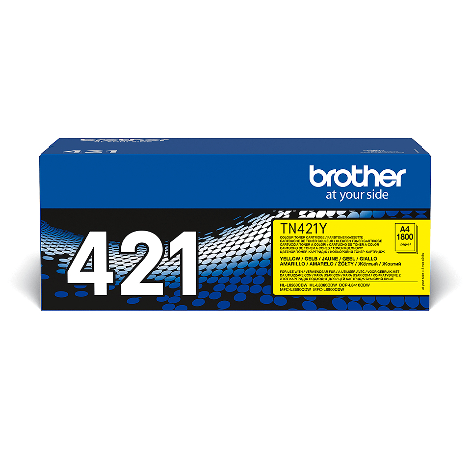 Brother TN-421Y tonerpatron 1 stykker Original Gult
