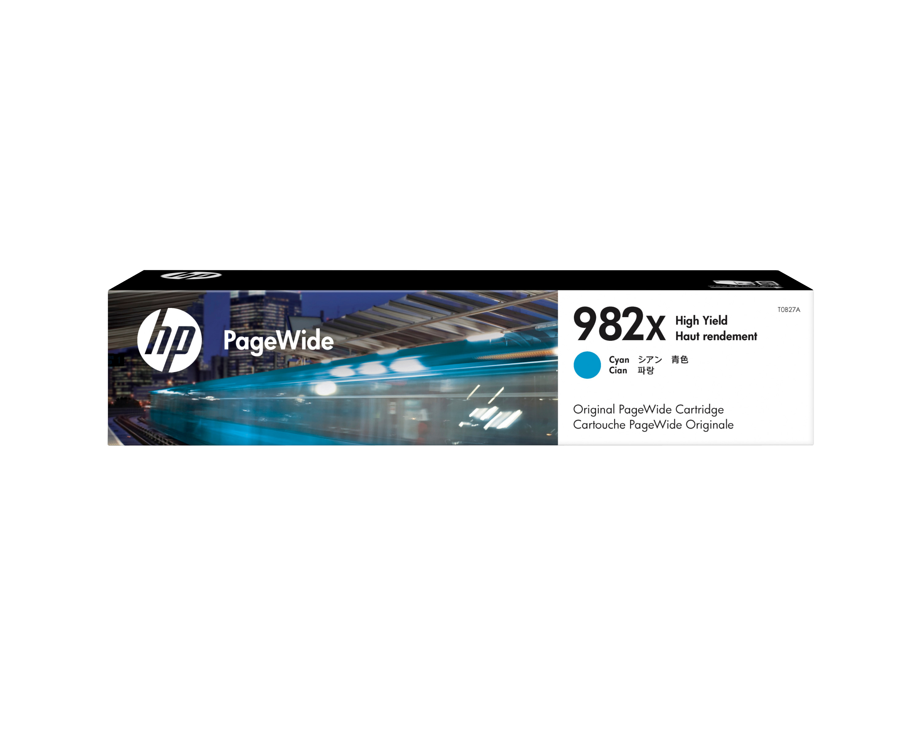 HP 982X høykapasitet cyan original PageWide-patron
