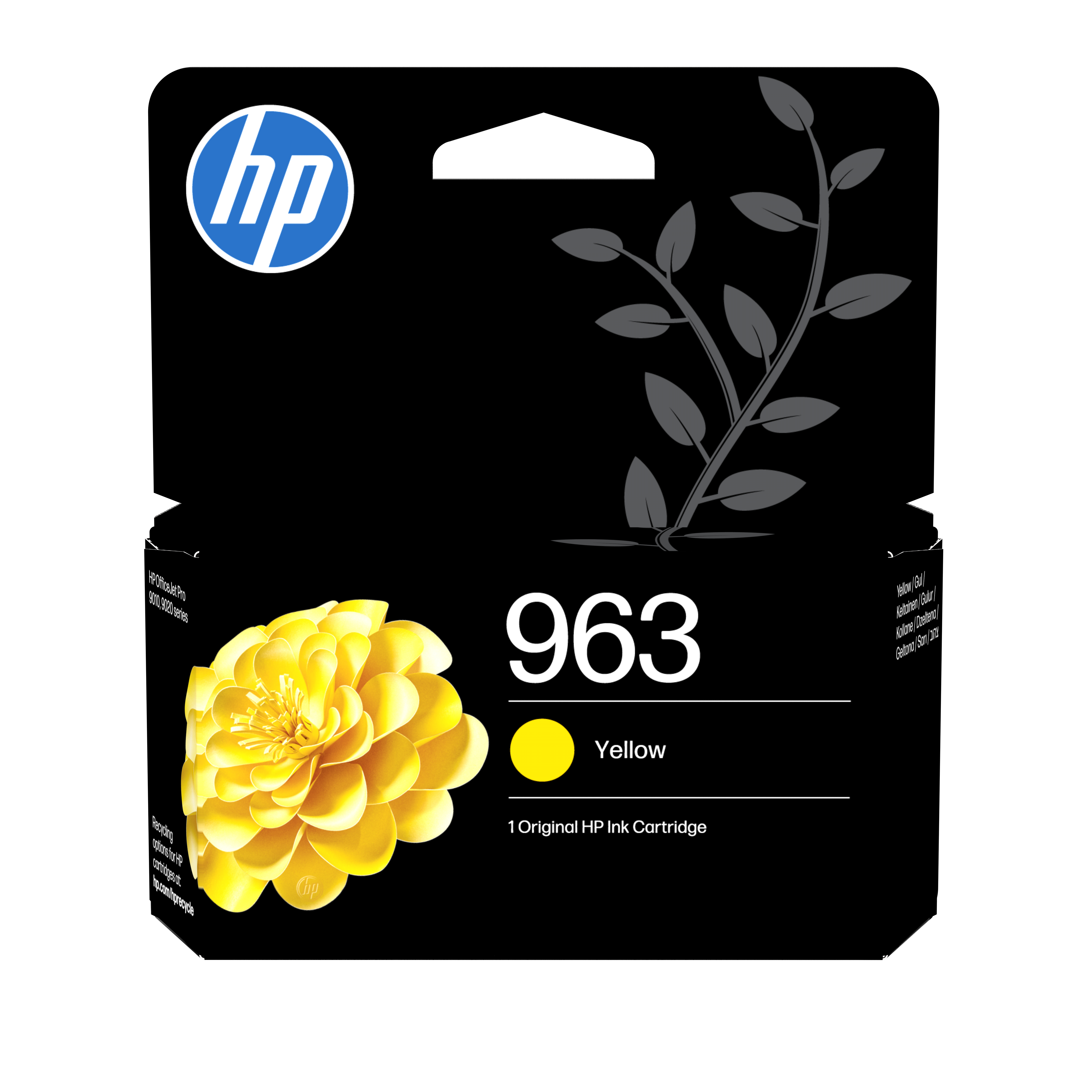 HP 963 gul original blekkpatron