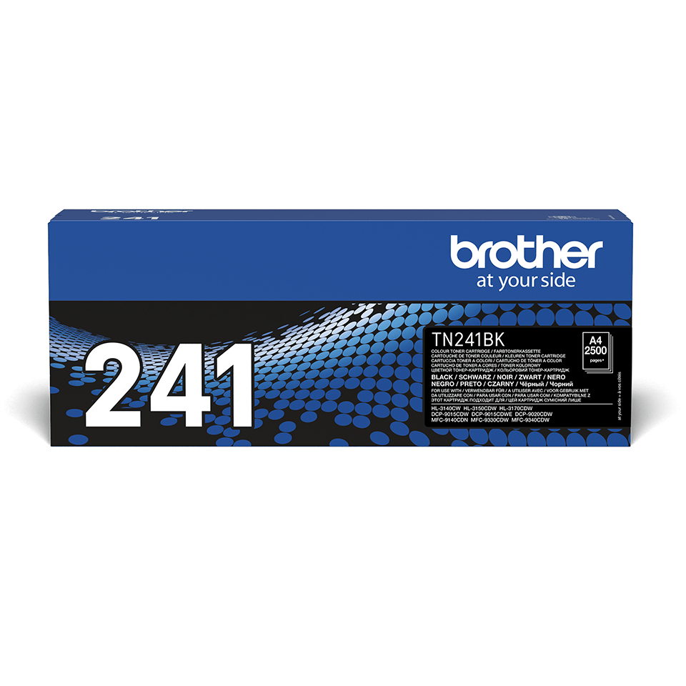 Brother TN-241BK tonerpatron 1 stykker Original Svart
