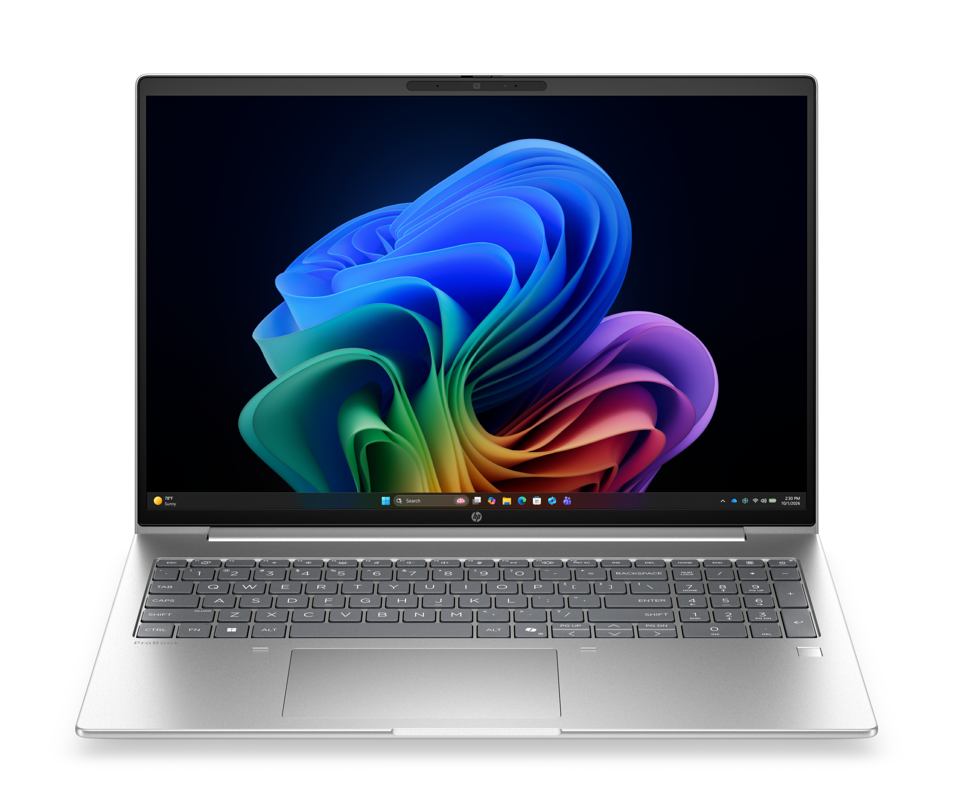 HP E0QY8AT bærbar PC Copilot+ PC Intel Core Ultra 5 322 Laptop 40,6 cm (16") WUXGA 16 GB DDR5-SDRAM 512 GB SSD Wi-Fi 7 (802.11be) Windows 11 Pro Sølv