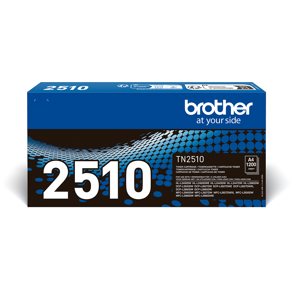 Brother TN-2510 tonerpatron 1 stykker Original Svart