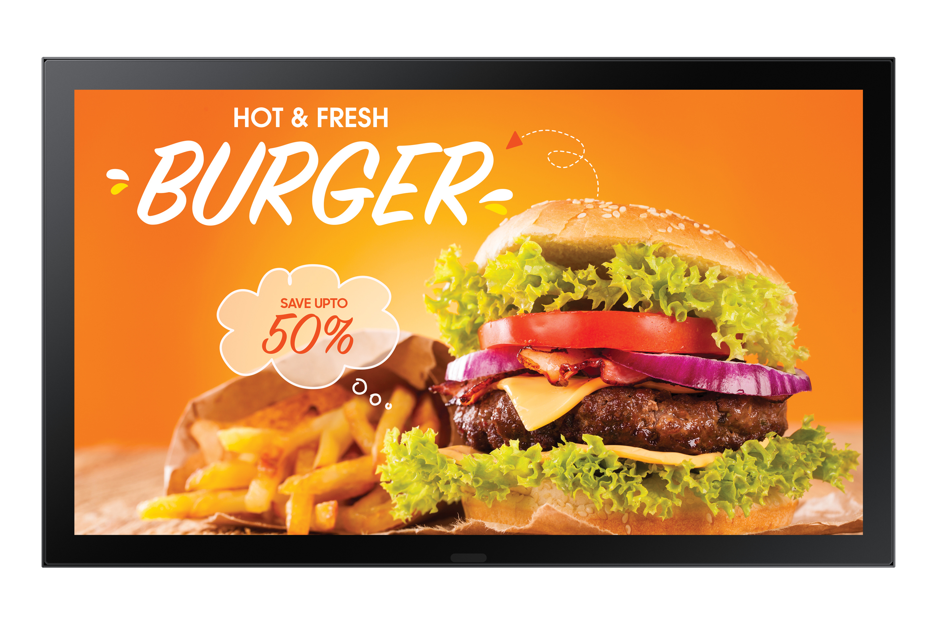 Samsung OH24B Digital skiltingstavle (flatskjerm) 61 cm (24") LCD Wi-Fi 1500 cd/m² Full HD Svart Innebygd prosessor Tizen 6.5 24/7