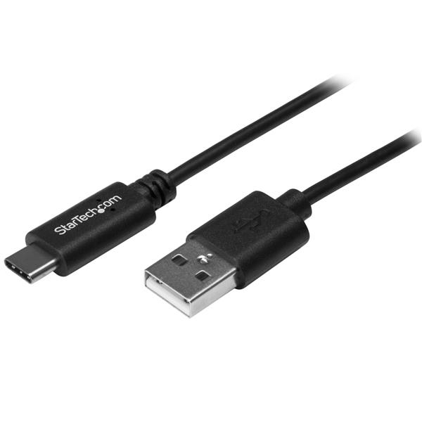 StarTech.com USB2AC2M USB-kabel USB 2.0 2 m USB A USB C 0,48 Gbit/s Svart