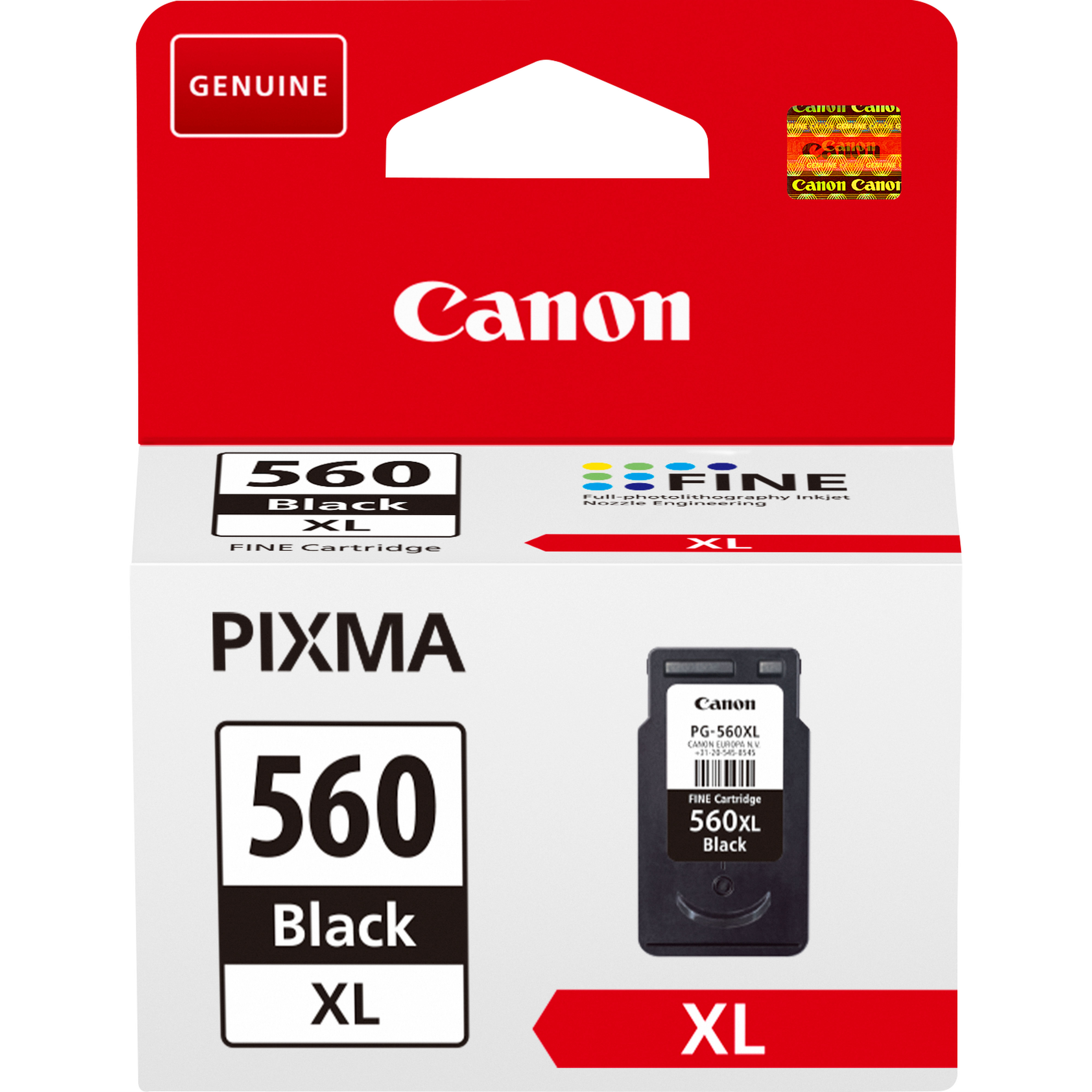 Canon PG-560XL blekkpatron 1 stykker Original Høyt (XL) utbytte Svart
