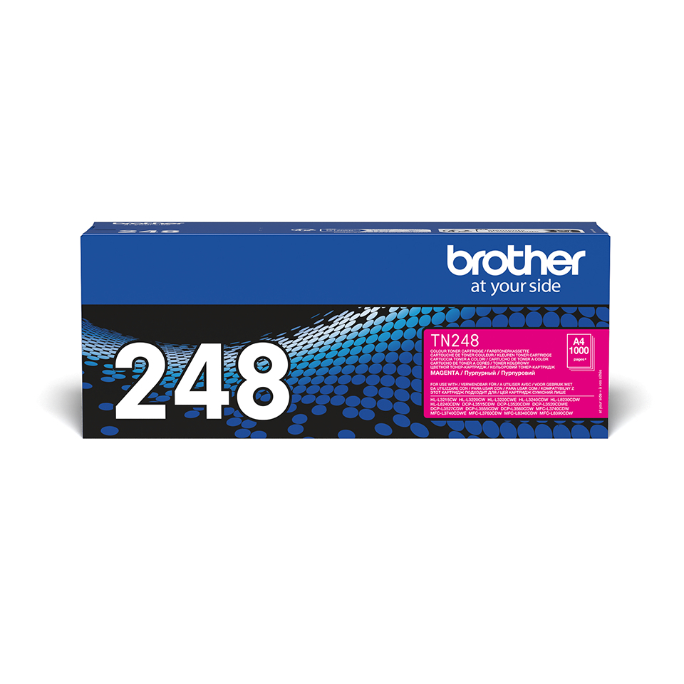 Brother TN-248M tonerpatron 1 stykker Original Fiolblå