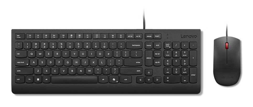 Lenovo 4X31R64446 tastatur Mus inkludert Universell USB Nordisk Svart