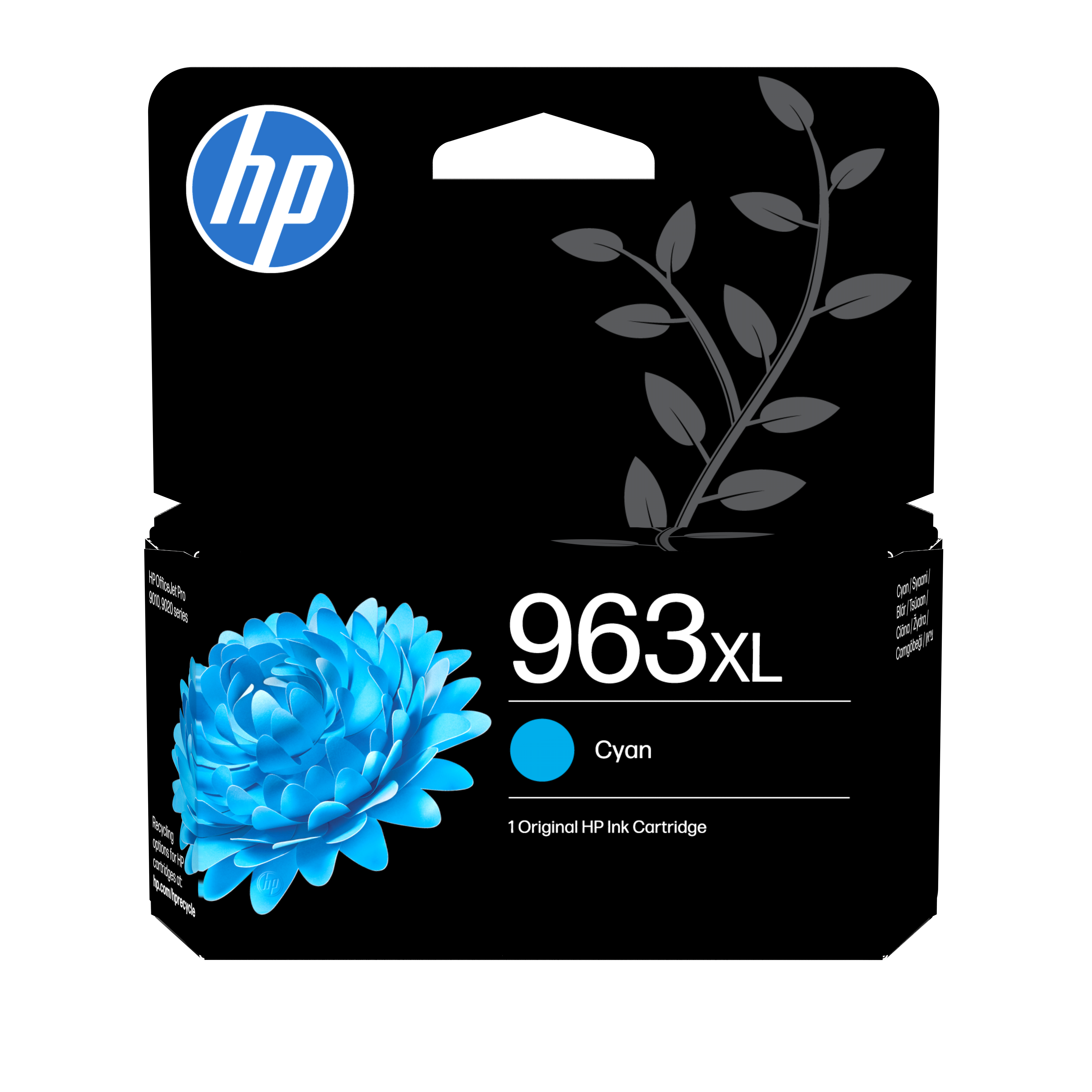 HP 963XL høykapasitets cyan, original blekkpatron