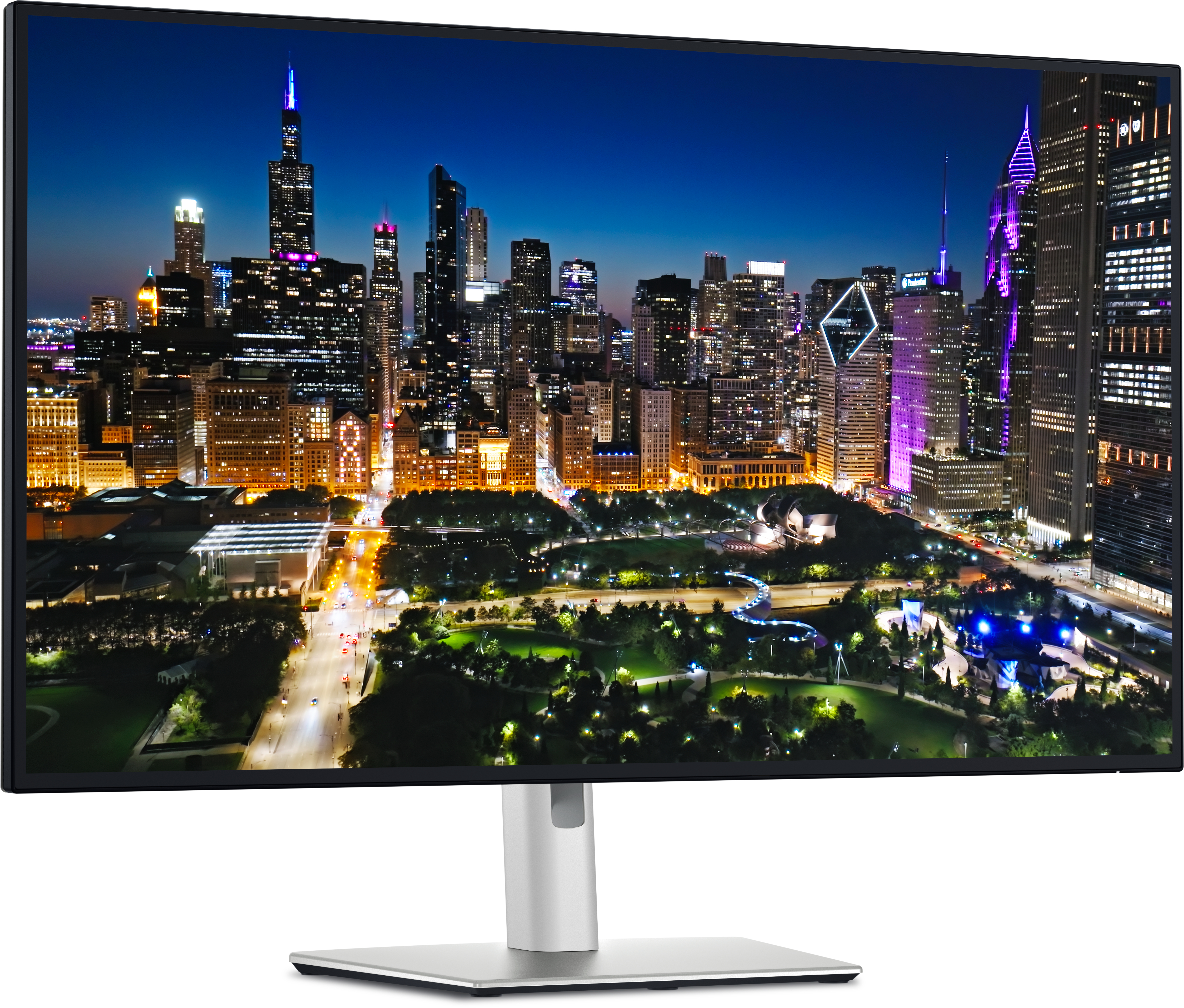 DELL UltraSharp U3225QE PC-skjerm 80 cm (31.5") 3840 x 2160 piksler 4K Ultra HD LCD Svart, Sølv