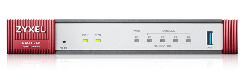 Zyxel USGFLEX50HP-EU0101F brannmur (maskinvare) 0,35 Gbit/s