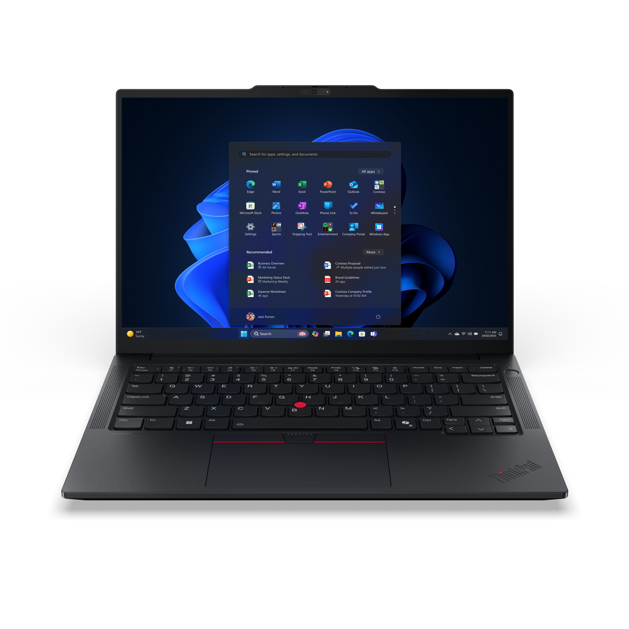 Lenovo ThinkPad E14 Gen 7 (AMD) AMD Ryzen™ 7 250 Laptop 35,6 cm (14") WUXGA 32 GB DDR5-SDRAM 512 GB SSD Wi-Fi 6E (802.11ax) Windows 11 Pro Svart Nordisk