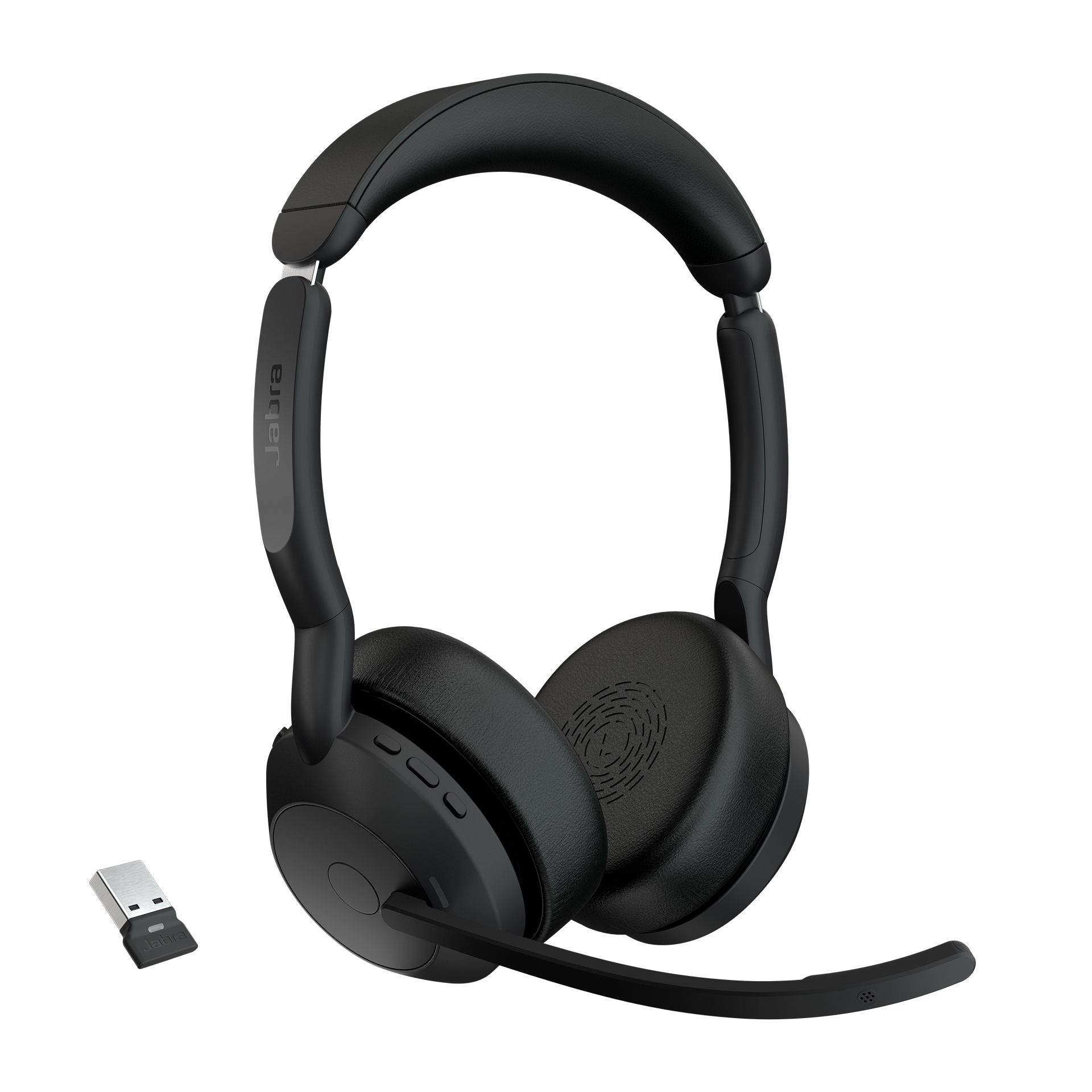 Jabra Evolve2 55 Hodesett Trådløs Hodebånd Kontor/kundesenter USB Type-C Bluetooth Ladestasjon