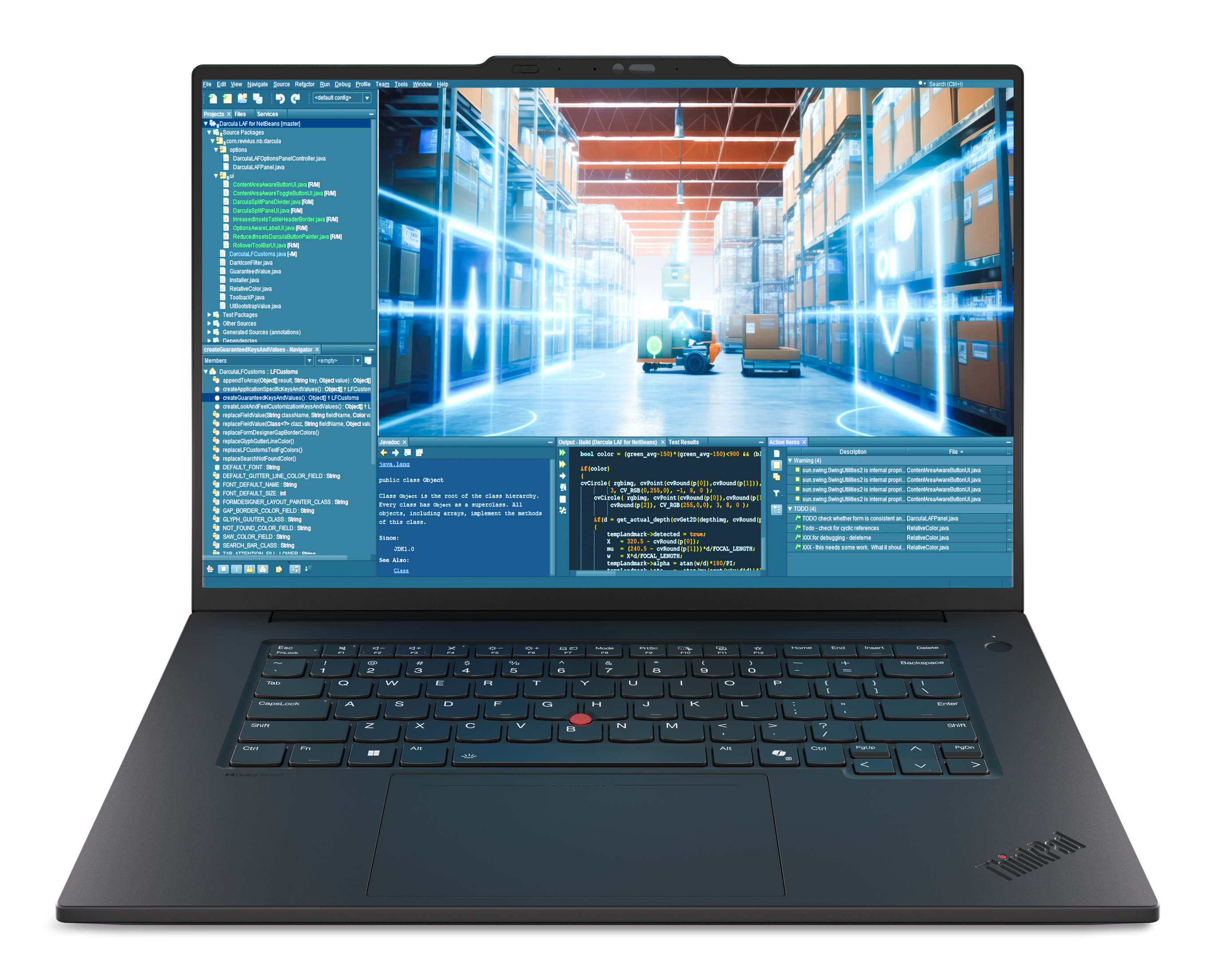 Lenovo ThinkPad P1 Gen 8 Intel Core Ultra 7 255H Mobil arbeidsstasjon 40,6 cm (16") WUXGA 32 GB LPDDR5x-SDRAM 1 TB SSD NVIDIA RTX PRO 1000 Blackwell Wi-Fi 7 (802.11be) Windows 11 Pro Nordisk Svart