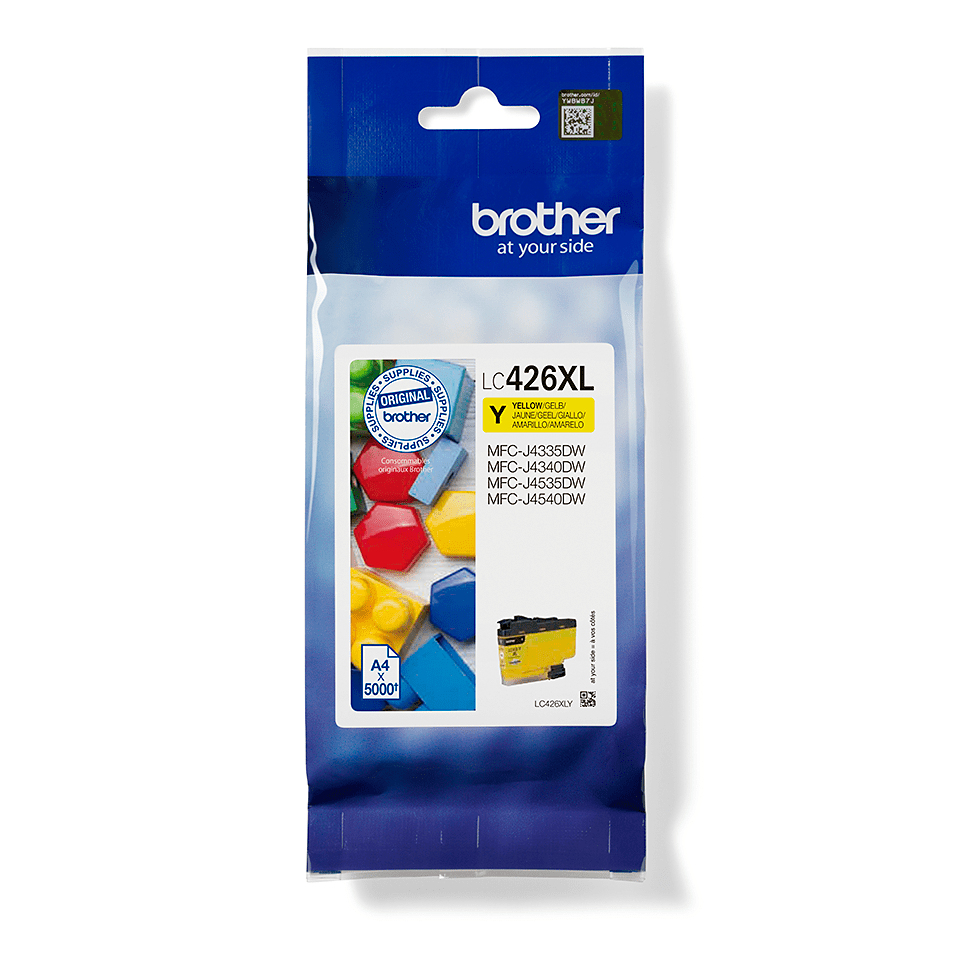 Brother LC-426XLY blekkpatron 1 stykker Original Høyt (XL) utbytte Gult