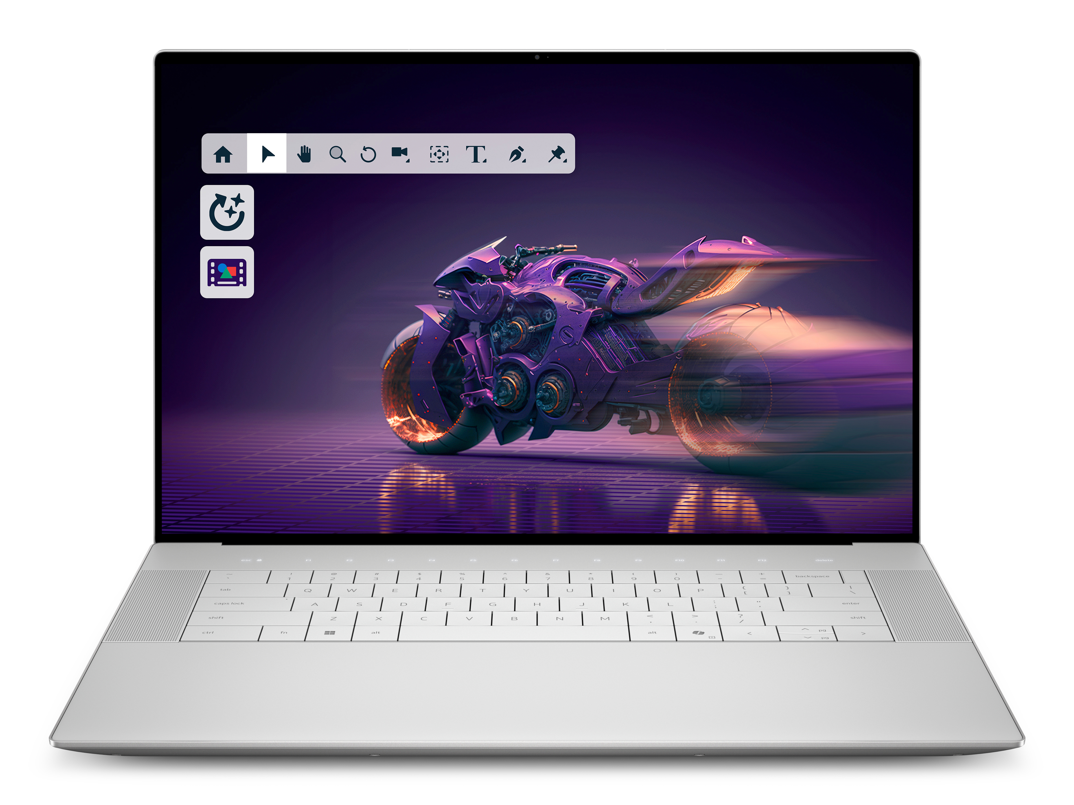 DELL 16 Premium DA16250 Intel Core Ultra 7 255HX Laptop 41,4 cm (16.3") Berøringsskjerm 4K Ultra HD 32 GB LPDDR5x-SDRAM 1 TB SSD NVIDIA GeForce RTX 5060 Wi-Fi 7 (802.11be) Windows 11 Pro Nordisk Platina