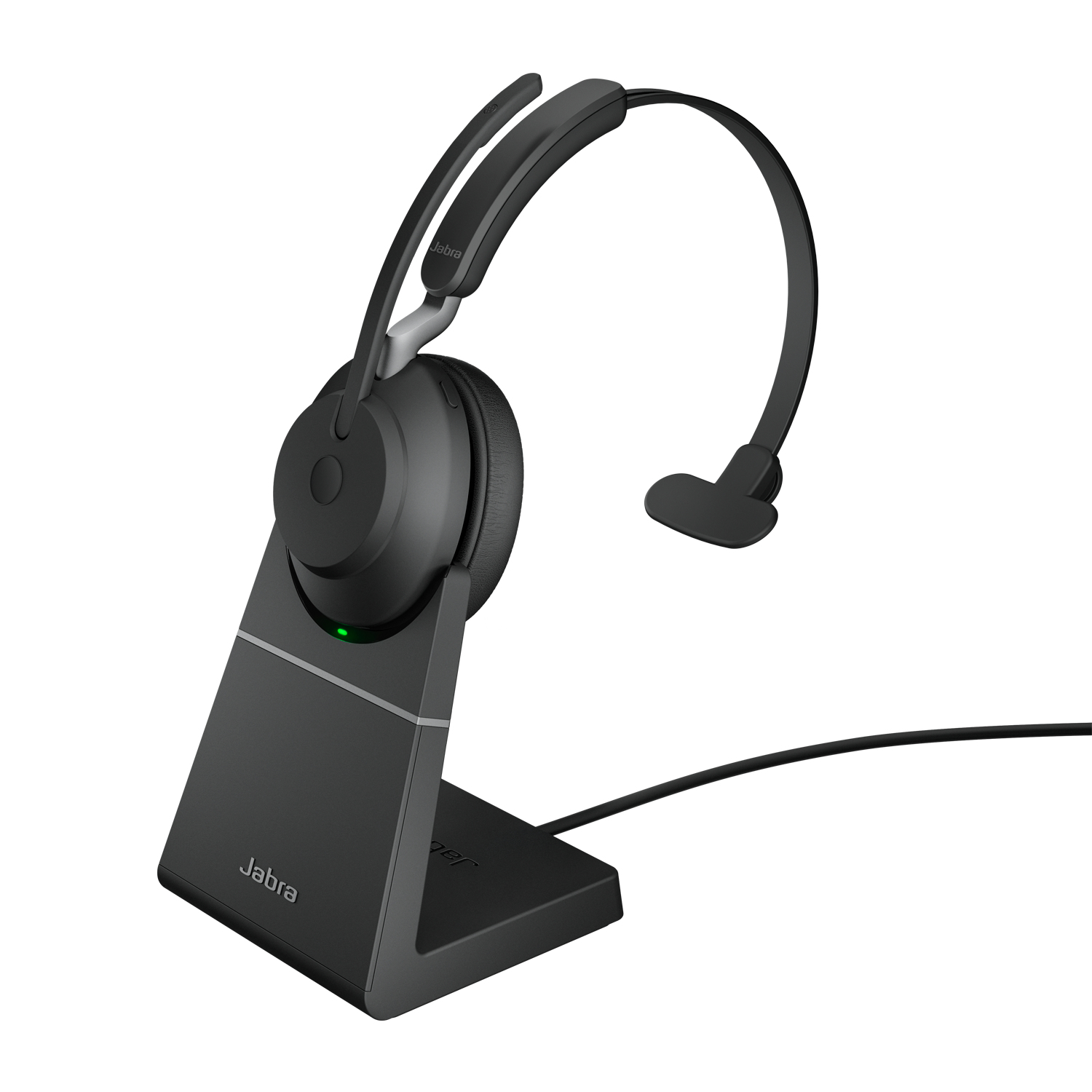Jabra Evolve2 65 Hodesett Trådløs Hodebånd Kontor/kundesenter USB Type-A Bluetooth Ladestasjon Svart