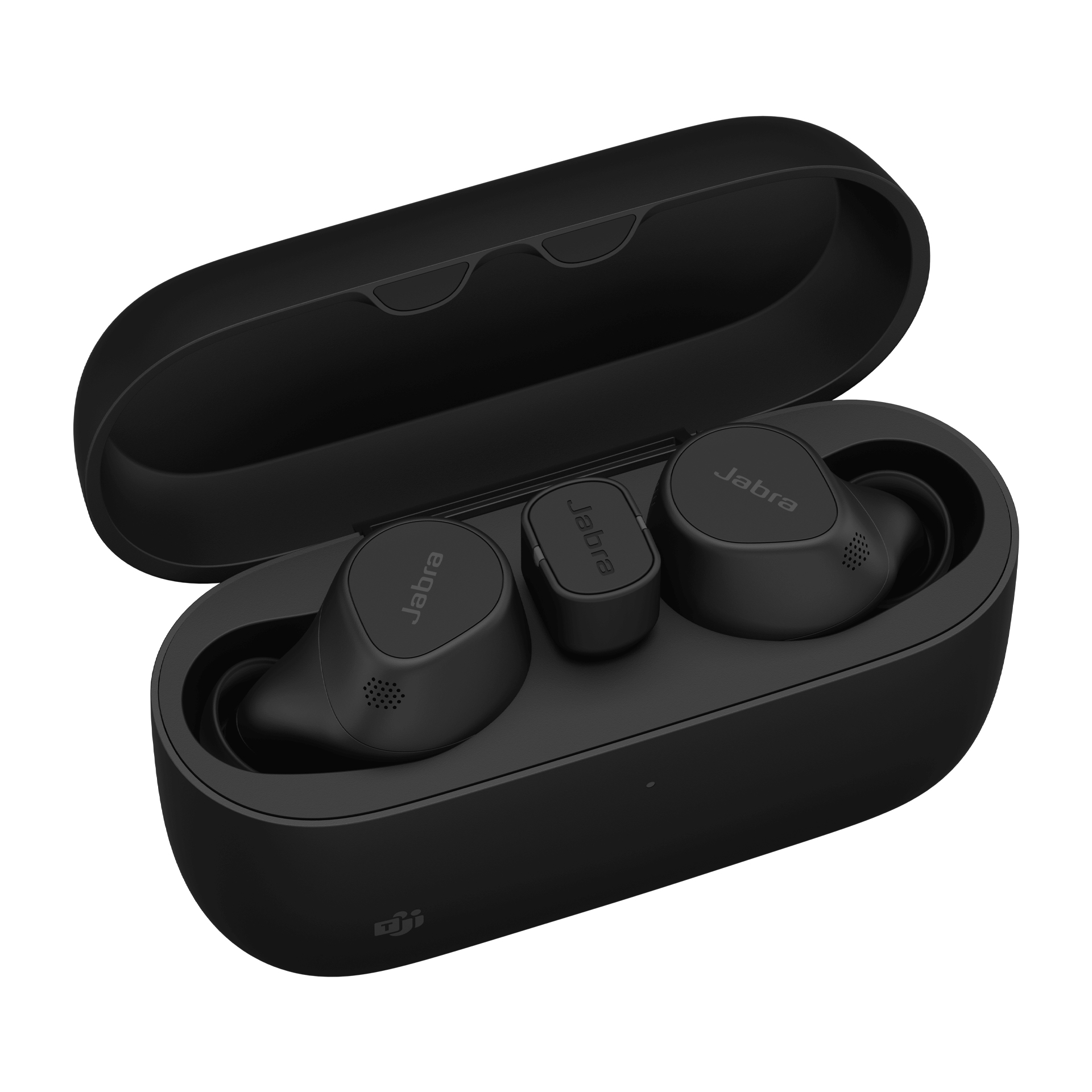 Jabra Evolve2 Buds Hodesett Trådløs In-ear Kontor/kundesenter USB Type-C / USB Type-A Bluetooth Svart