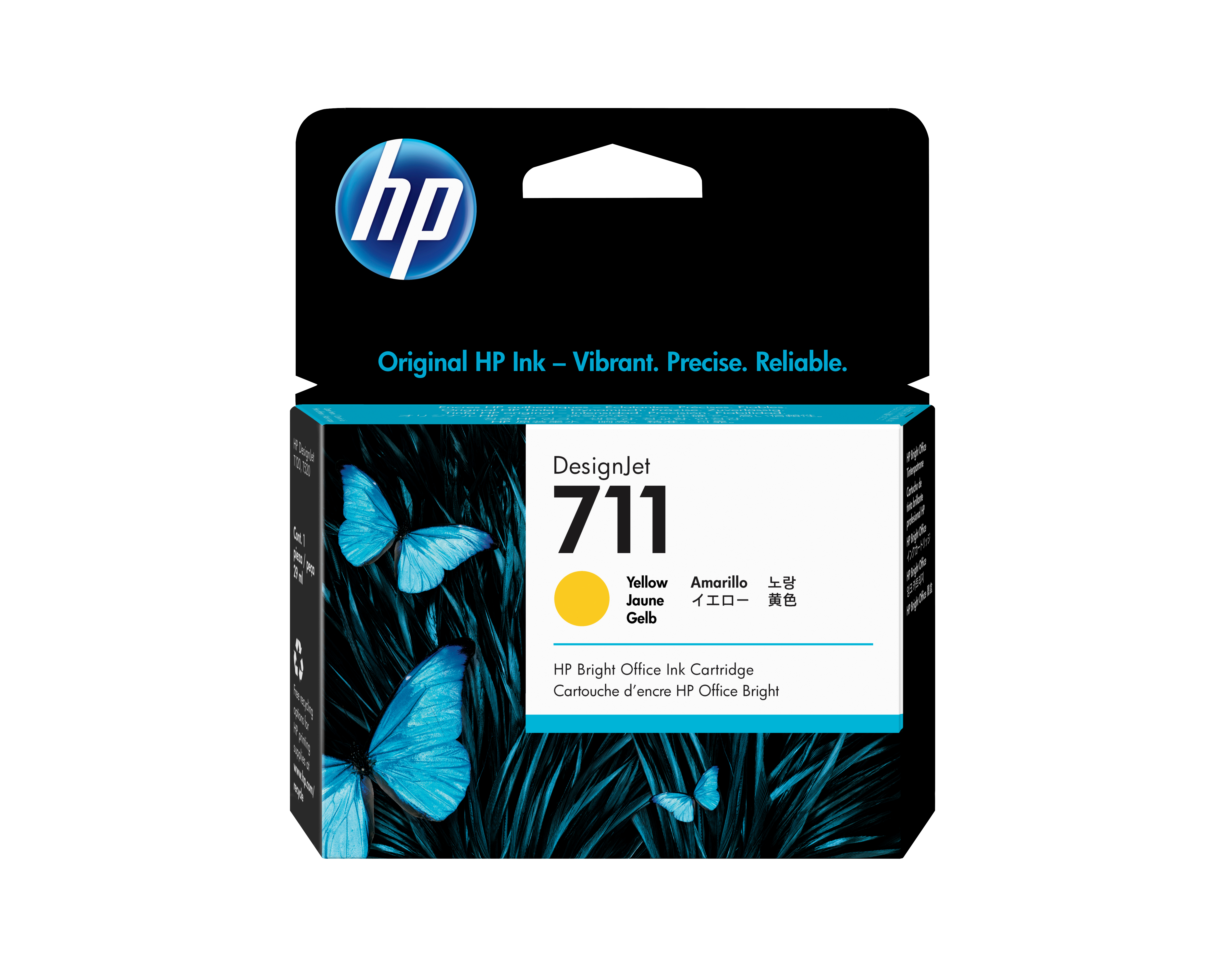 HP 711 29 ml gul DesignJet-blekkpatron
