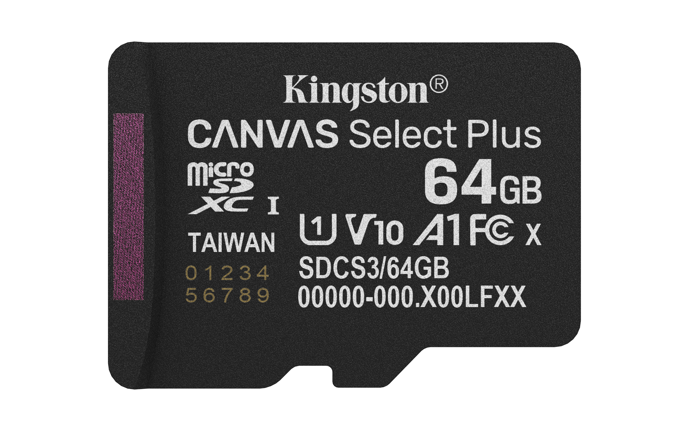 Kingston Technology Canvas Select Plus Gen3 64 GB MicroSDXC UHS-I Klasse 10