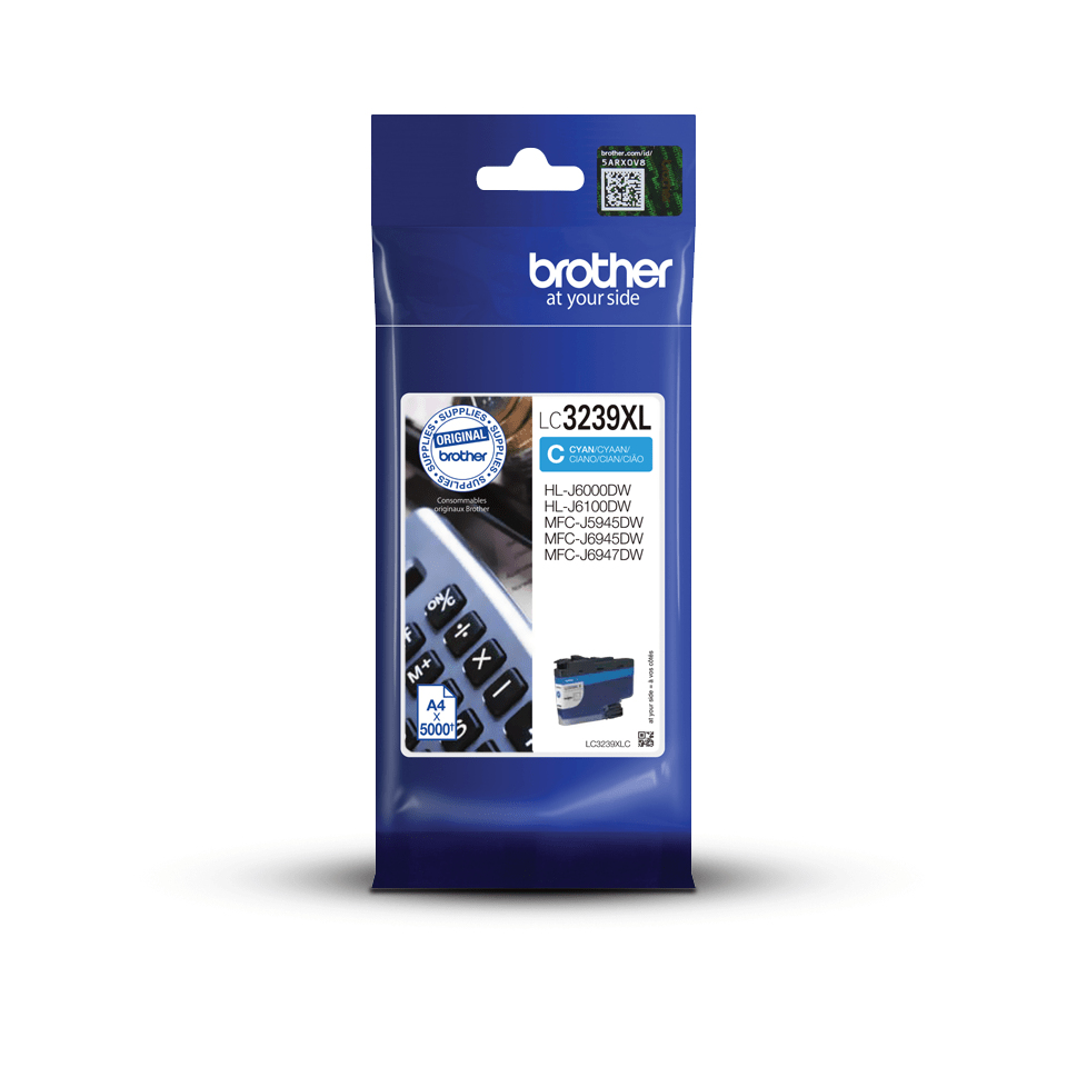Brother LC3239XLC blekkpatron 1 stykker Original Høyt (XL) utbytte Cyan