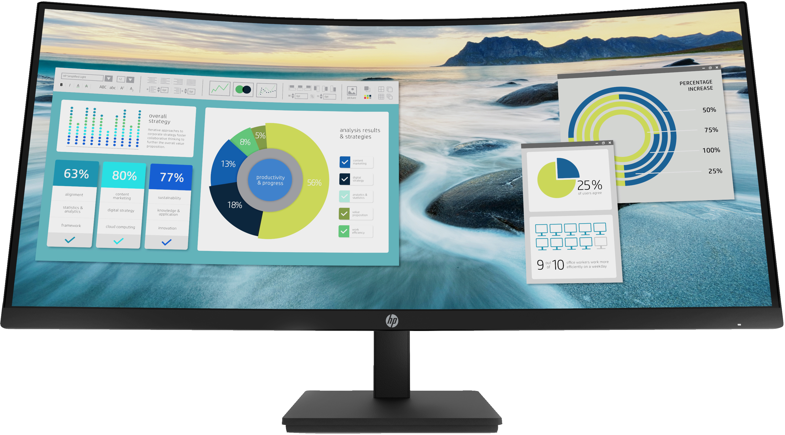 HP P34hc G4 WQHD USB-C buet skjerm