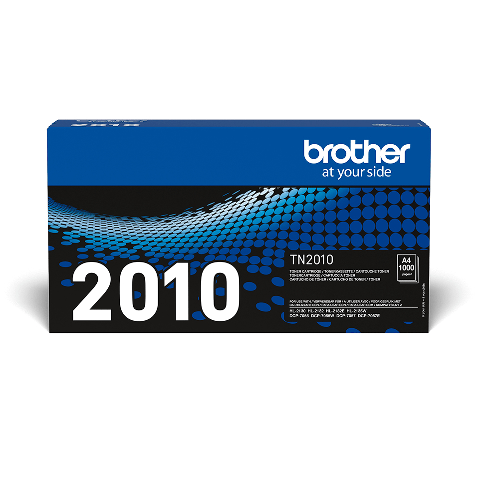 Brother TN-2010 tonerpatron 1 stykker Original Svart