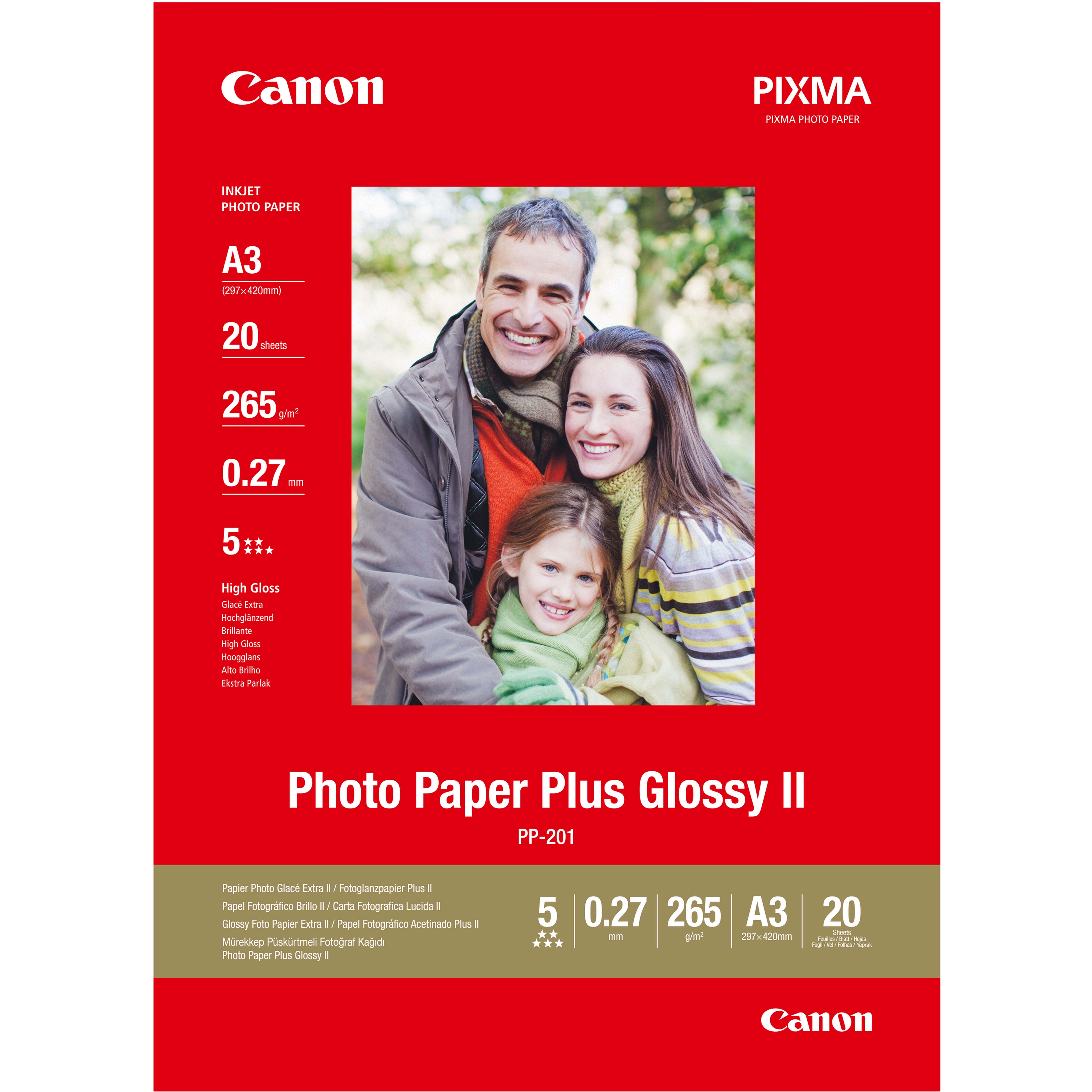 Canon 2311B020 fotopapir A3 Høy-glans