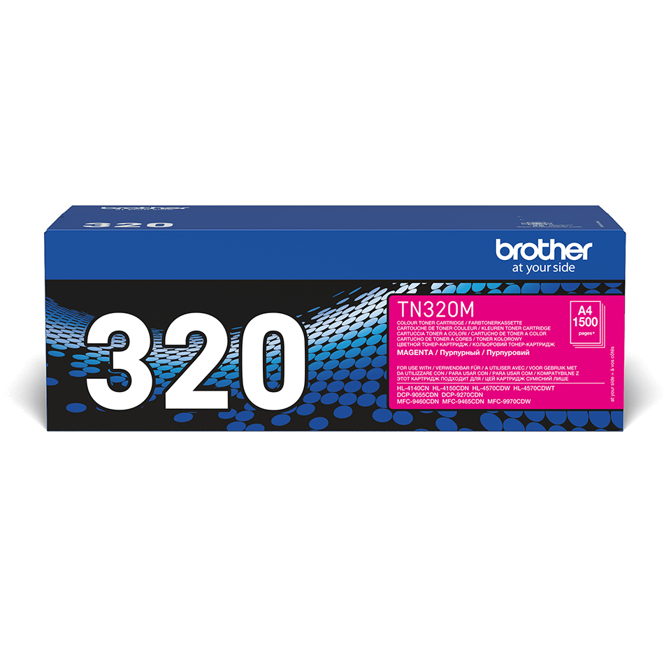 Brother TN-320M tonerpatron 1 stykker Original Fiolblå