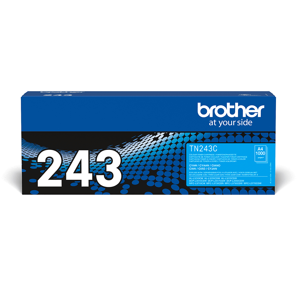 Brother TN-243C tonerpatron 1 stykker Original Cyan