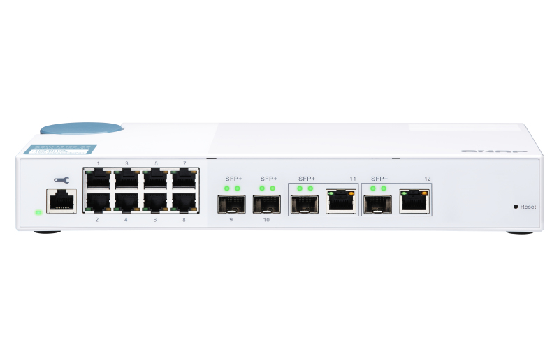 QNAP QSW-M408-2C nettverkssvitsj Håndtert L2 10G Ethernet (100/1000/10000) Hvit