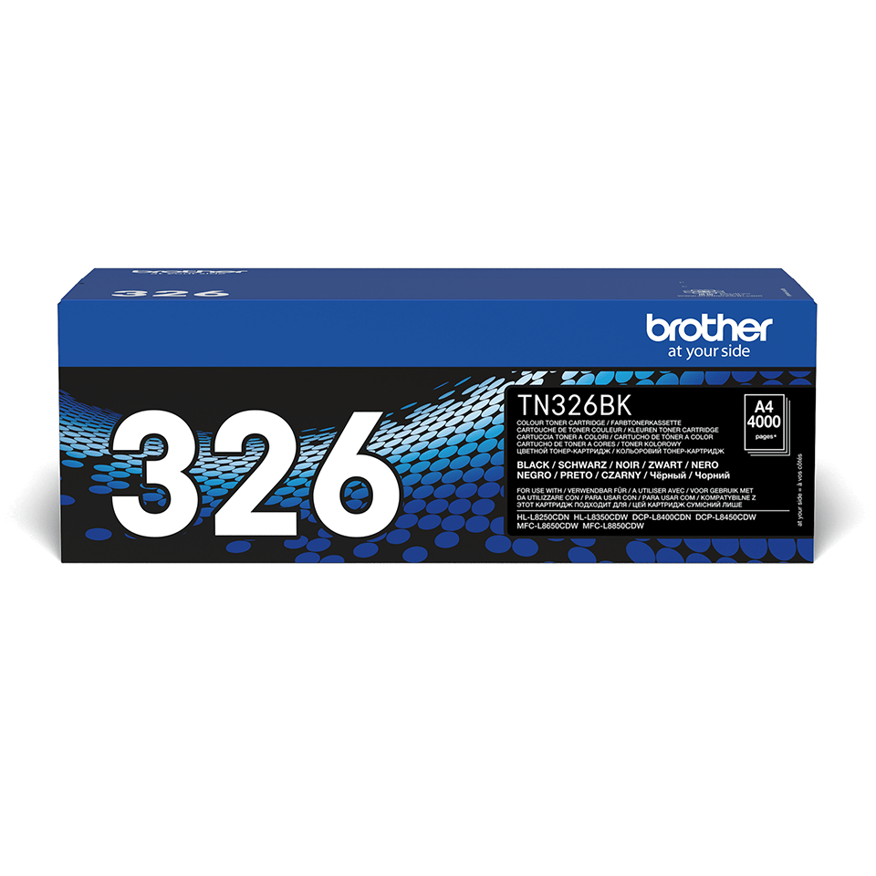 Brother TN-326BK tonerpatron 1 stykker Original Svart