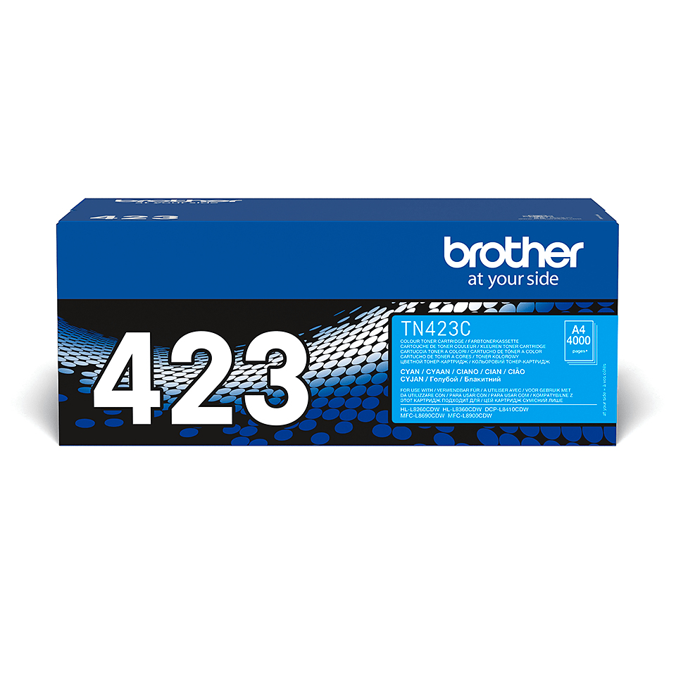 Brother TN-423C tonerpatron 1 stykker Original Cyan