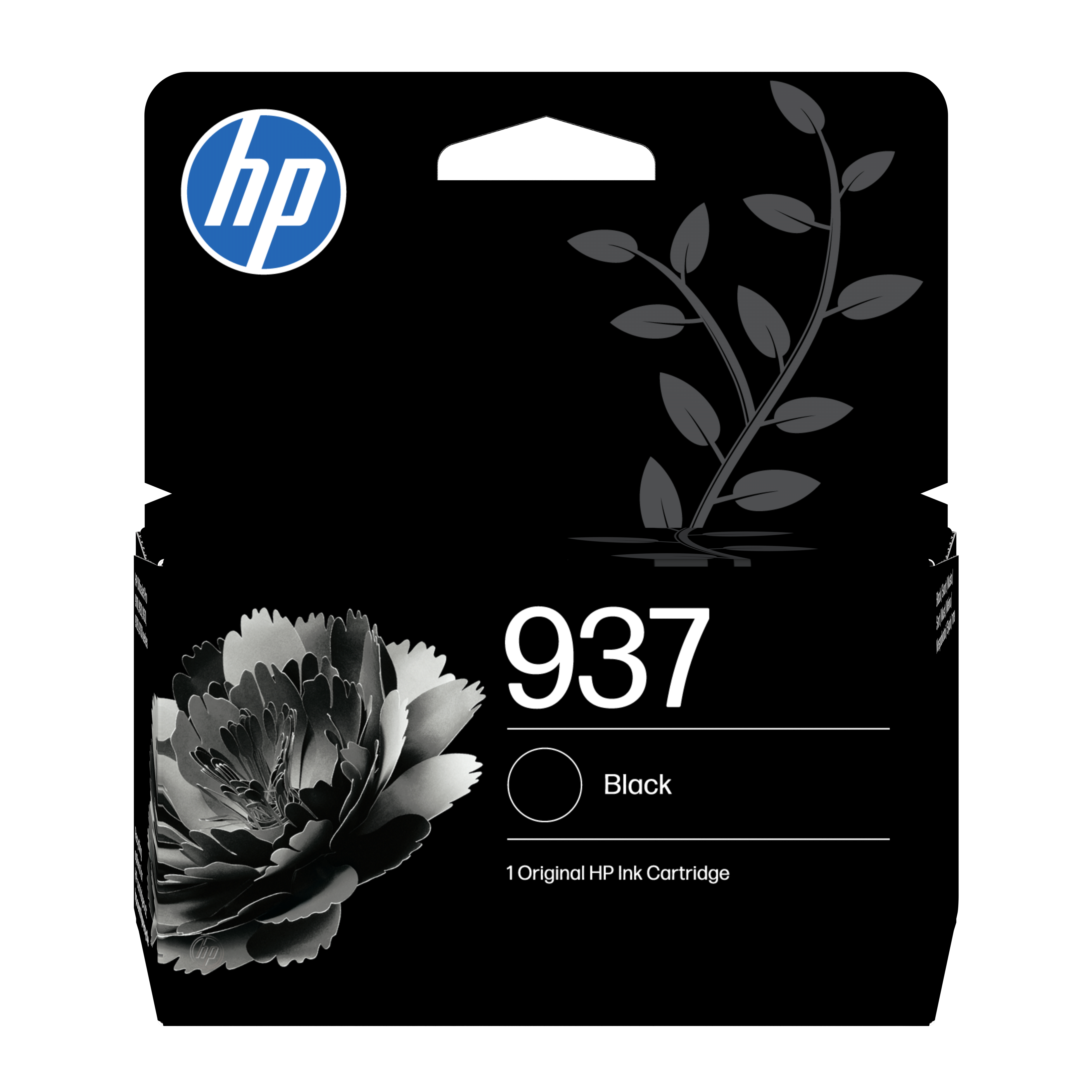 HP 937 svart original blekkpatron